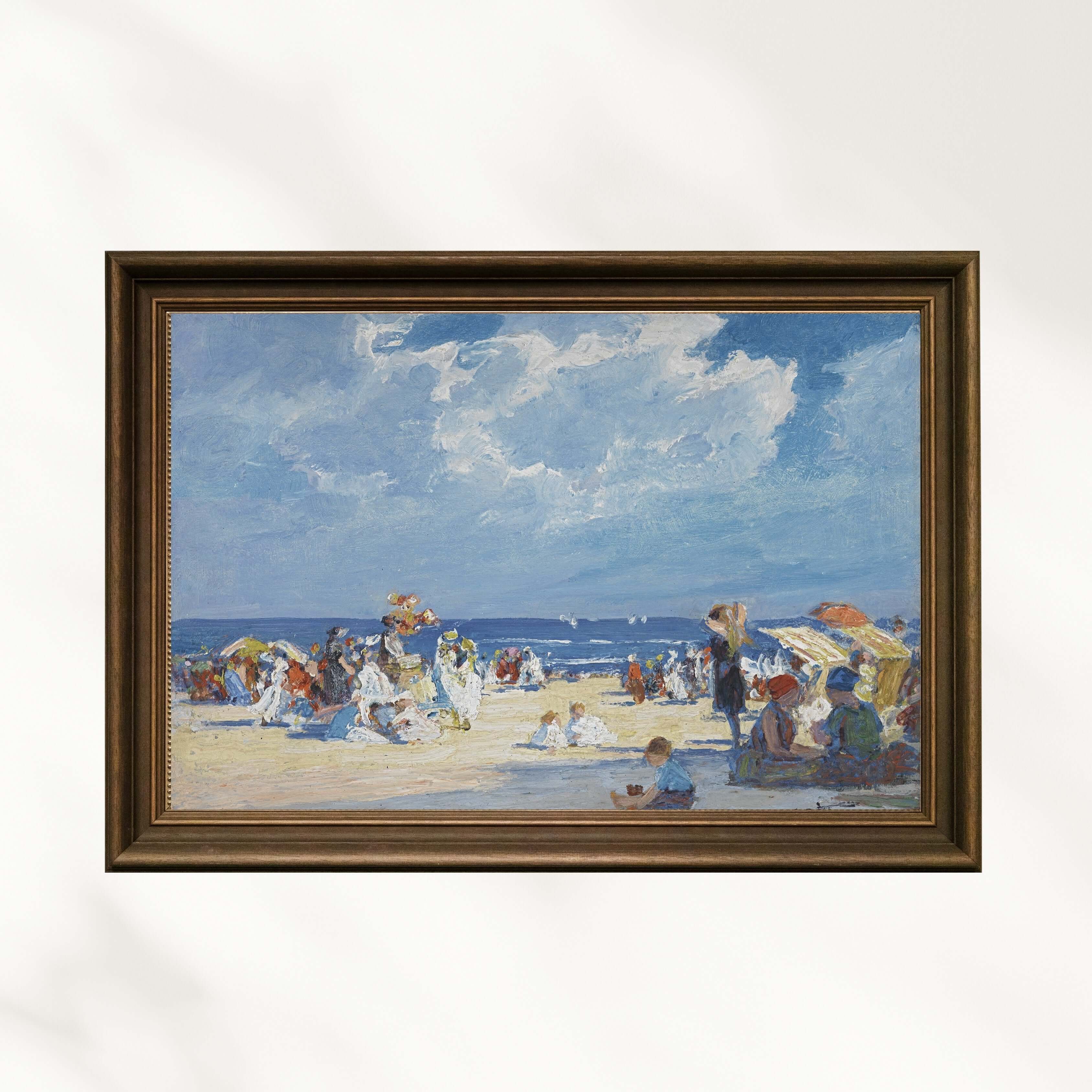 Edward Henry Potthast - Plaj Sahnesi