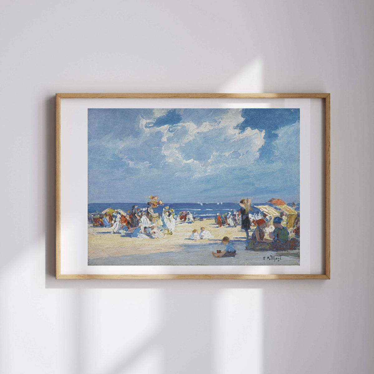 Edward Henry Potthast - Plaj Sahnesi
