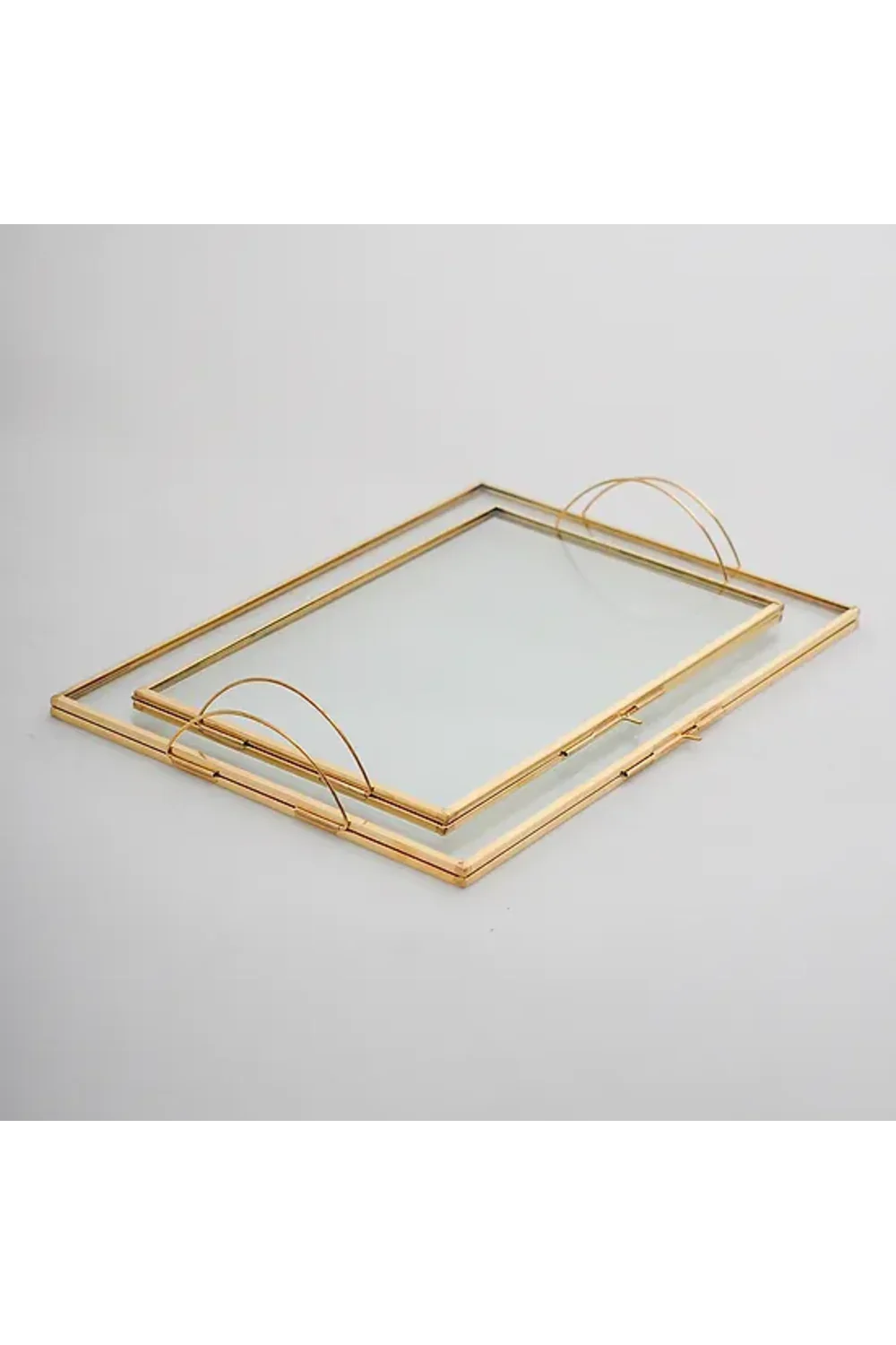 El Crea Designs-Pirinç Tepsi Damat Kahvesi Nişan Sunum Tepsisi 30x20cm-Biblo-2-Milagron.com