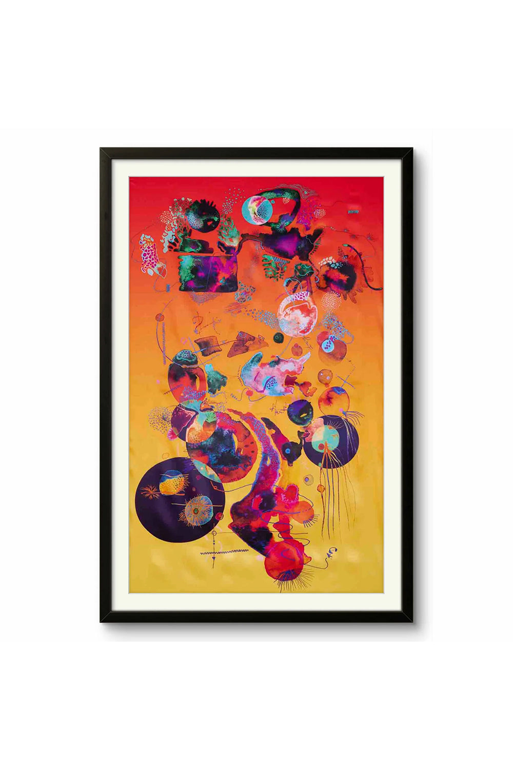 Summer Aqua Dreams Wall Art | 90x140 Cm - 0