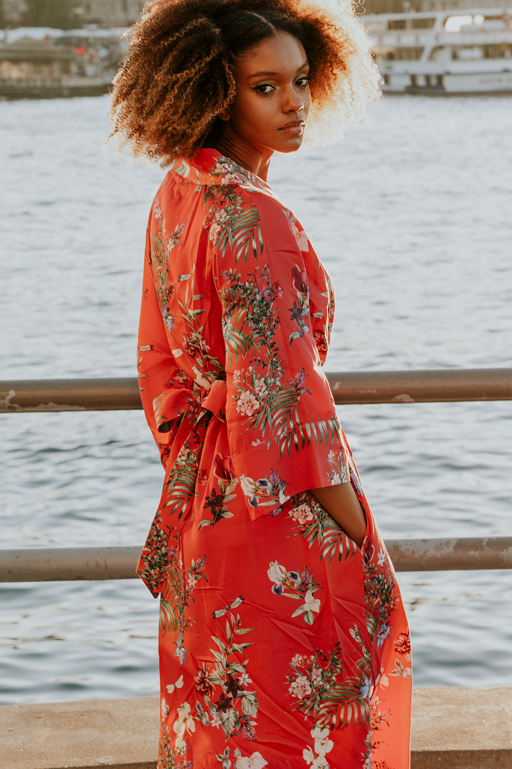 Elli2-Hot Periwinkle Kimono-Kimono-3-Milagron.com