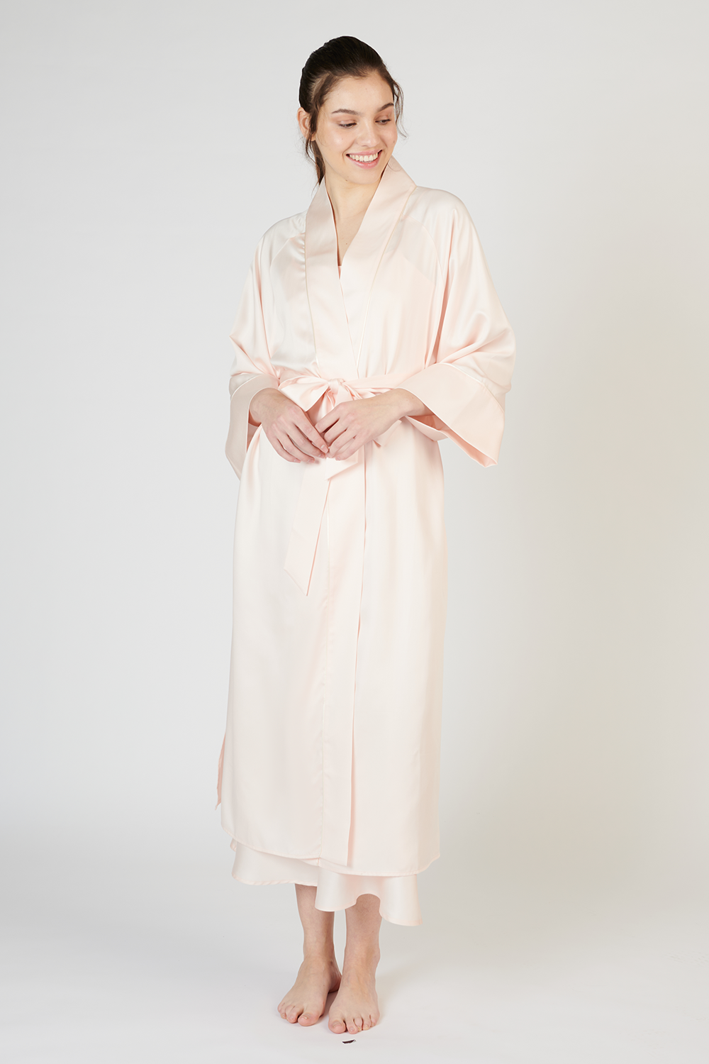 Elli2-Pink Champagne Kimono-Kimono-4-Milagron.com
