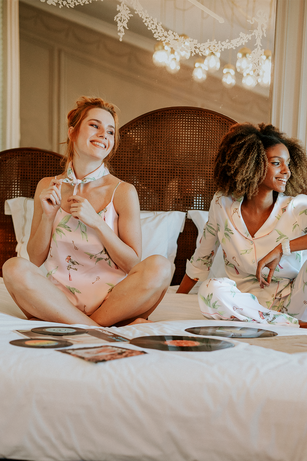 Elli2-Rose Blossom Birds-Pijama Takımı-3-Milagron.com