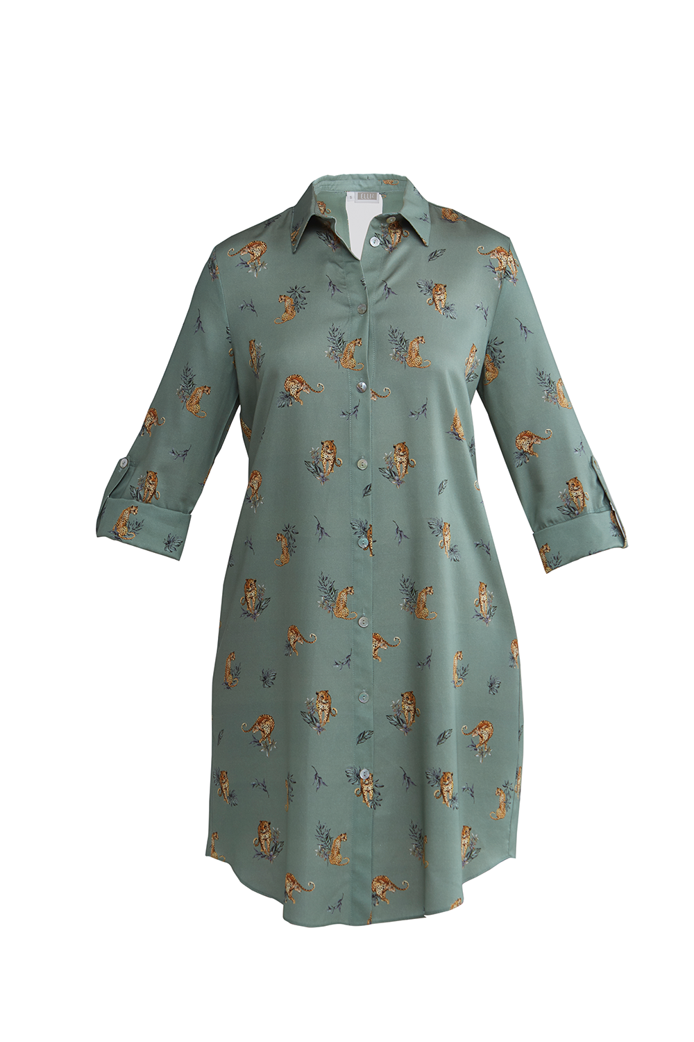 Elli2-Sage Green Sahara Gömlek-Gömlek-4-Milagron.com