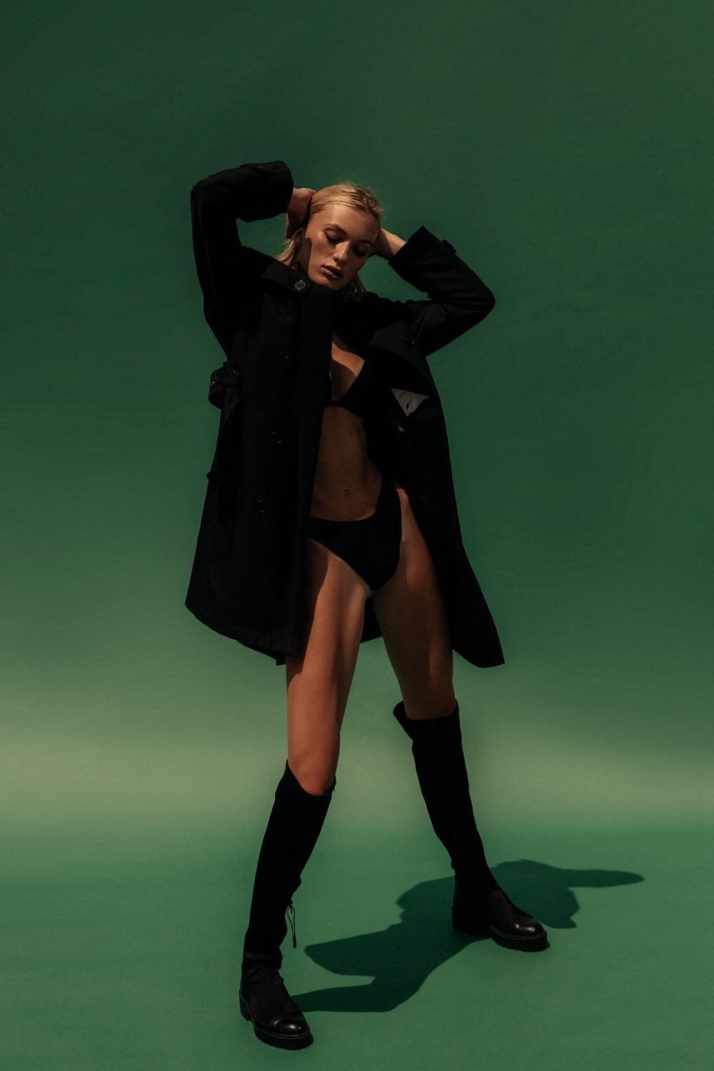 Elorian Couture Lingerie-Laser Cut Panties - Brazilian Black-Brazilian Külot-2-Milagron.com