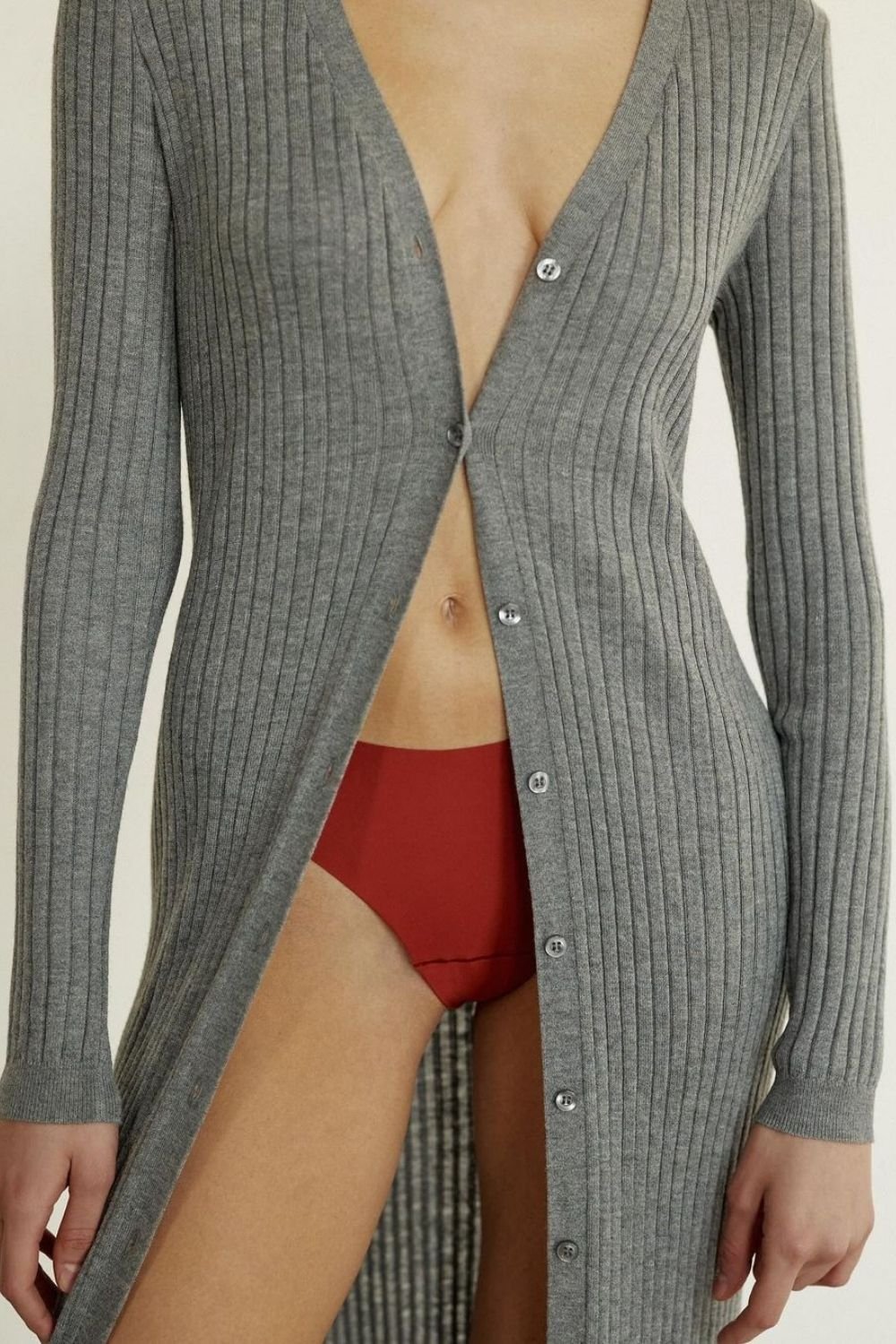 Elorian Couture Lingerie-Laser Cut Panties - Brazilian Red-Brazilian Külot-1-Milagron.com