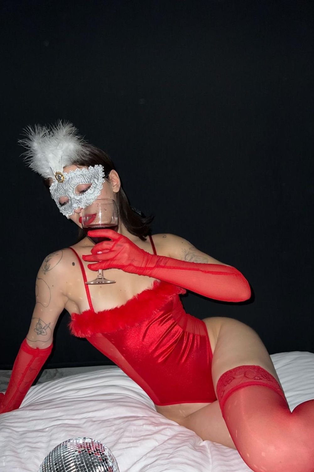 Elorian Couture Lingerie-Matilda Bodysuit Red-Bodysuit-3-Milagron.com