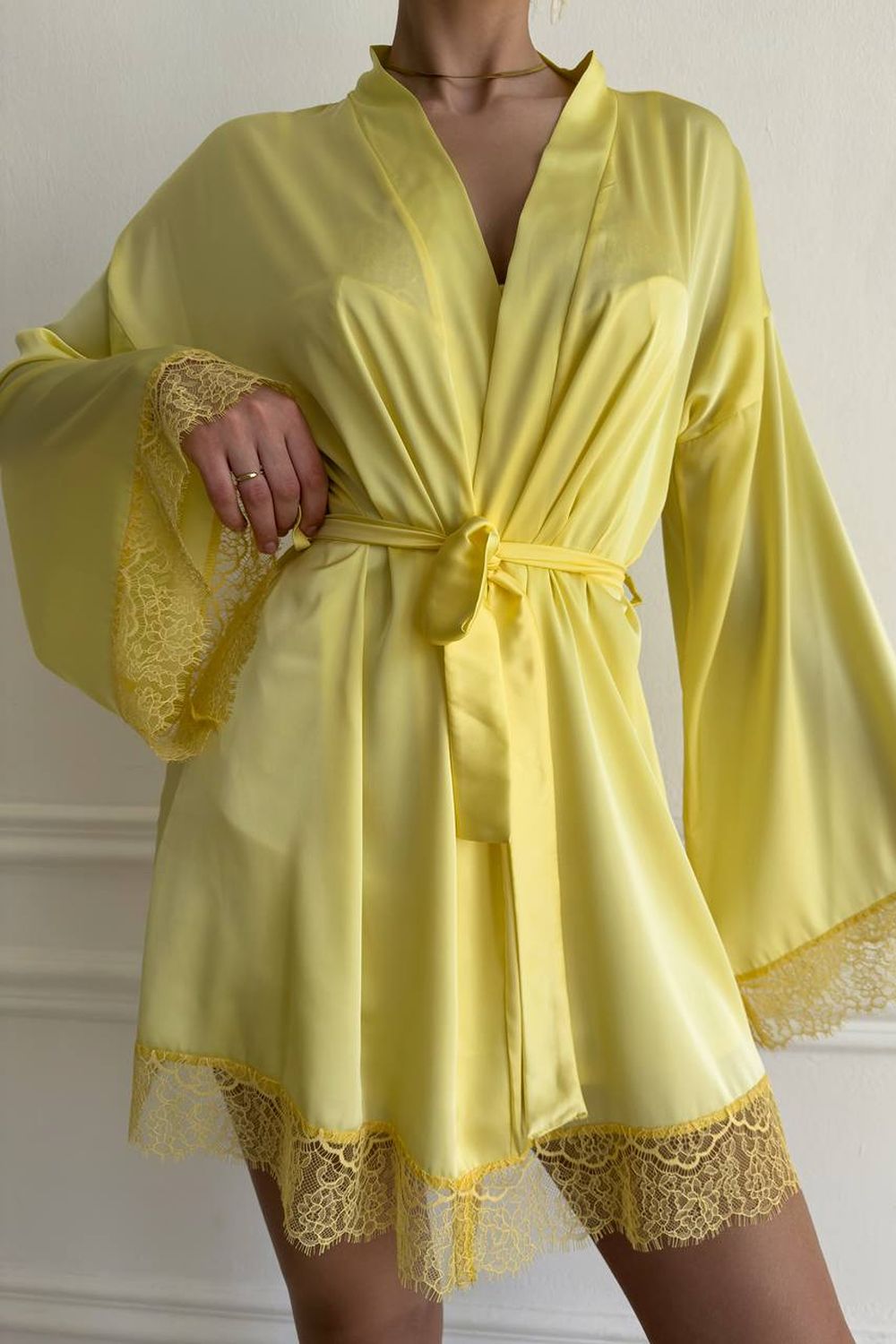Privé – Soleil Satin Dress & Robe Set - 2