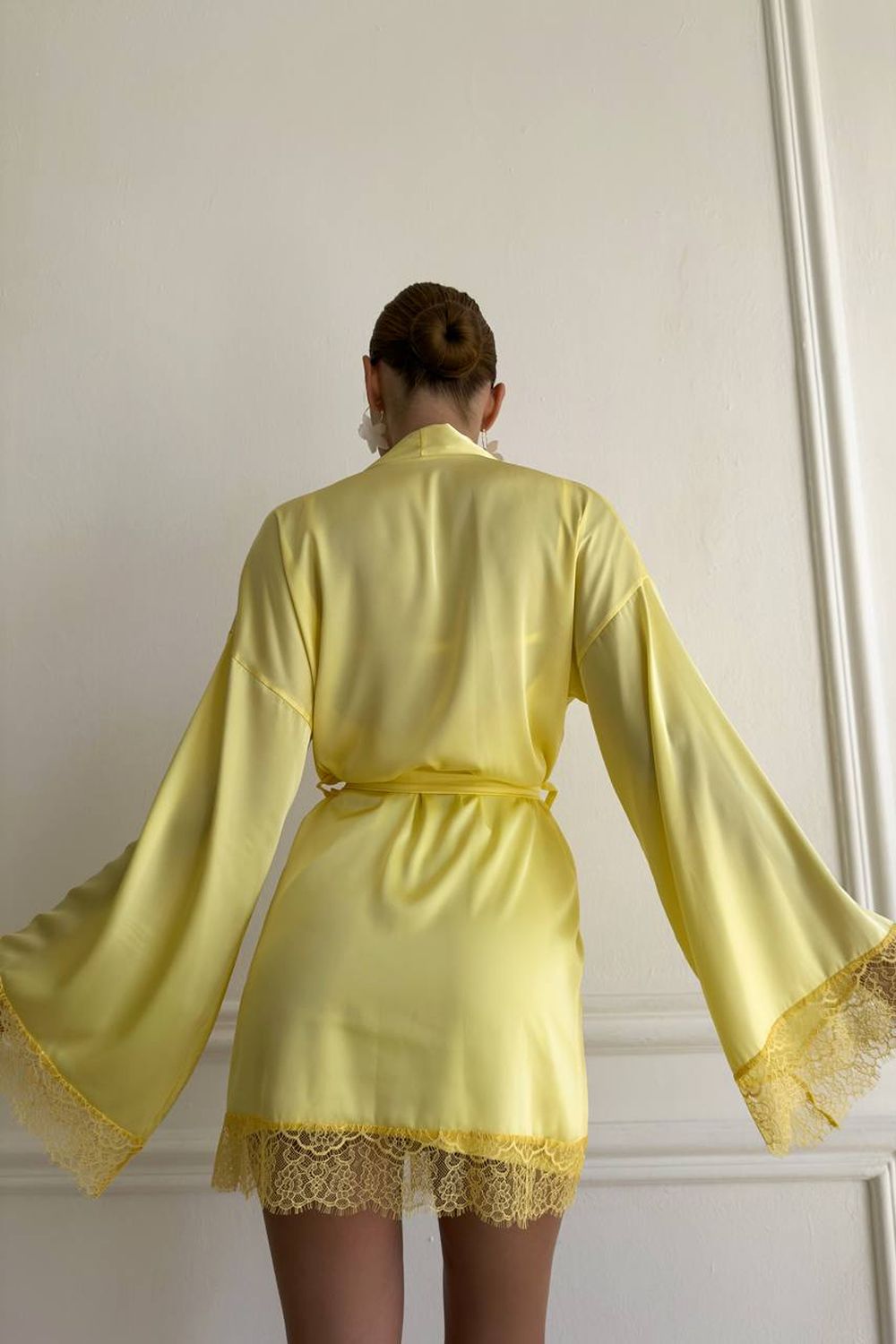 Privé – Soleil Satin Dress & Robe Set - 5