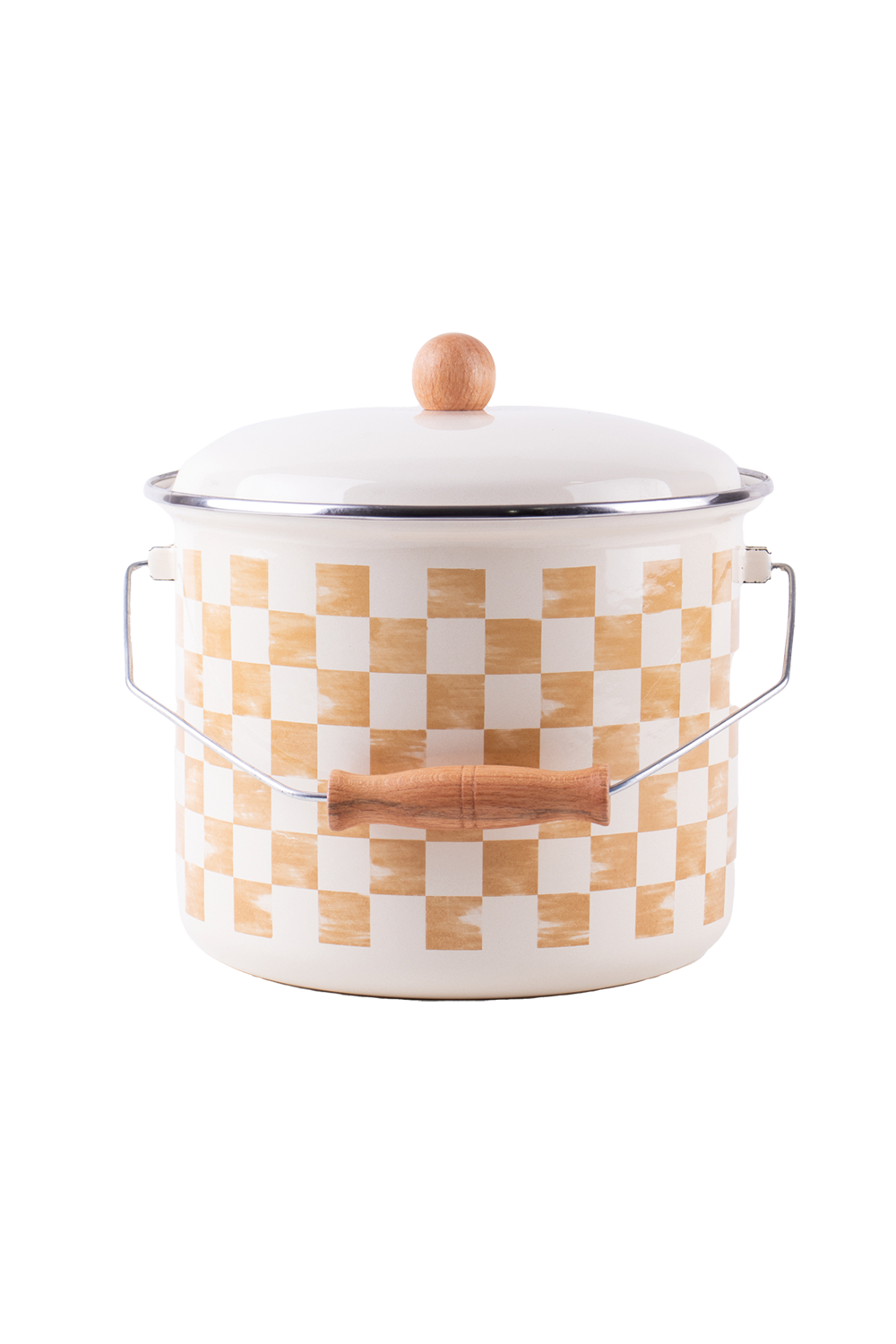 Emaylab-Beige Emaye Bakraç 22cm (5 Litre)-Sunum Aksesuarları-1-Milagron.com