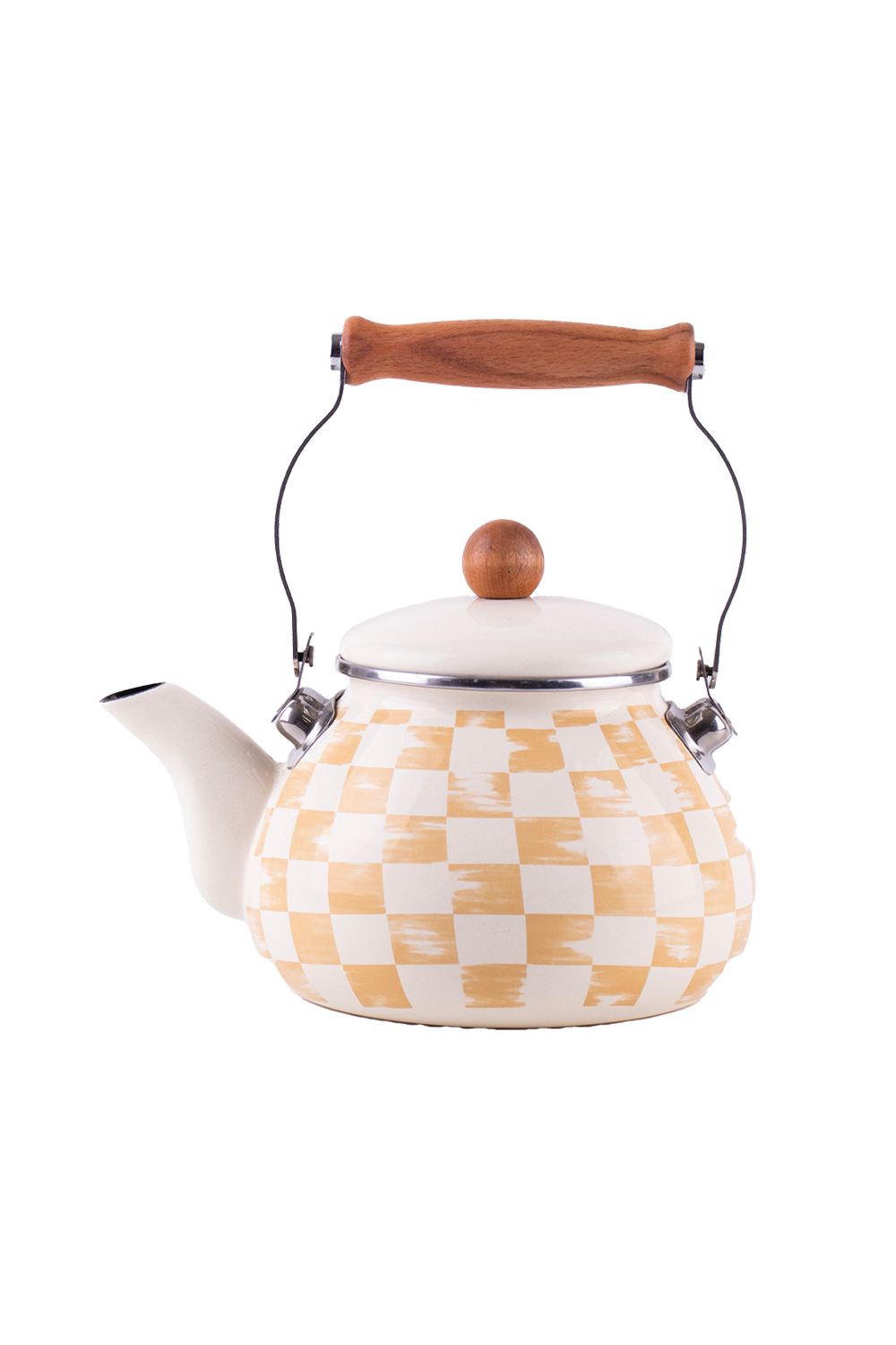 Emaylab-Beige Emaye Kettle-Sürahi-1-Milagron.com