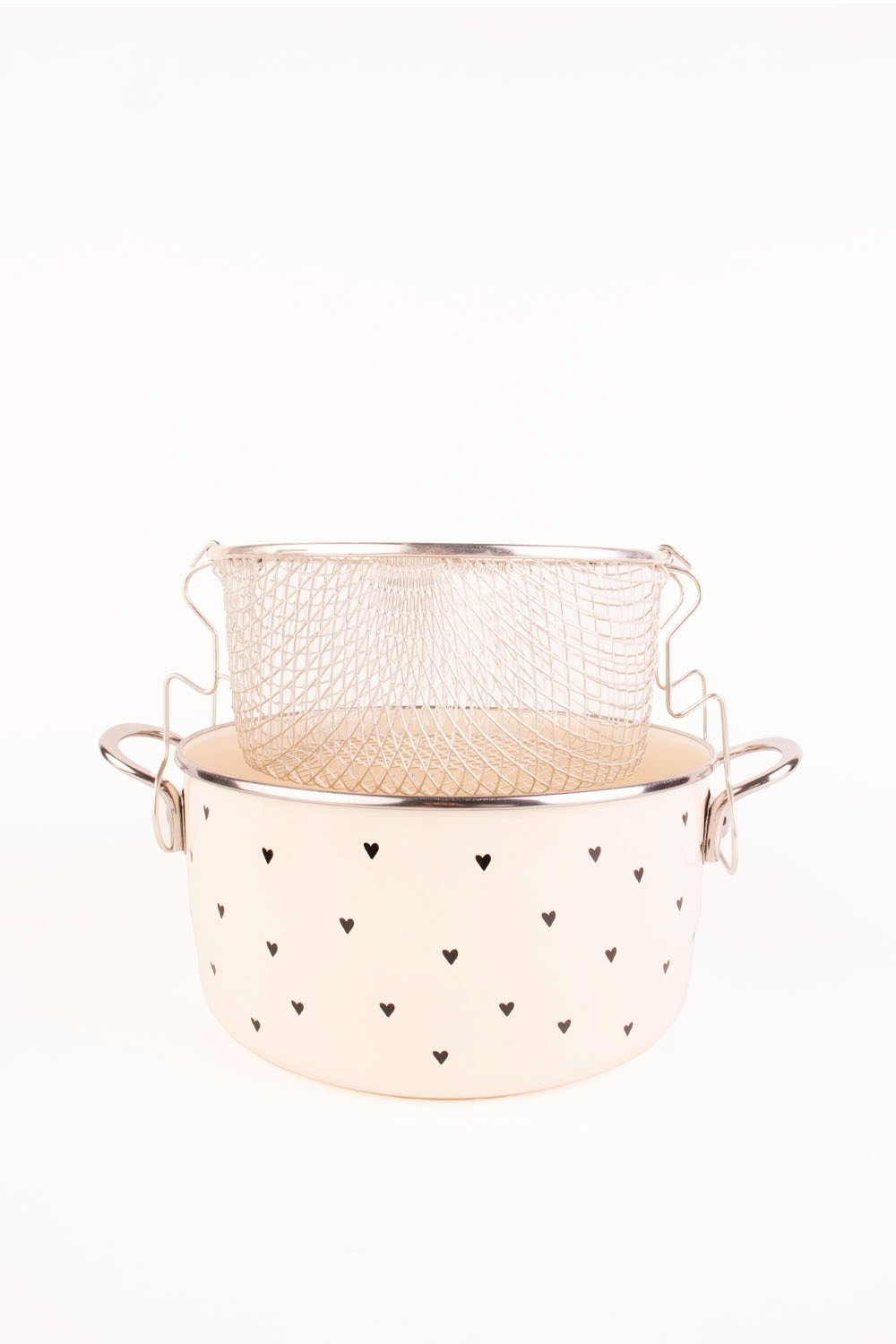 Emaylab-Black Cupid Emaye Fritöz/kızartma Tenceresi-Sunum Aksesuarları-3-Milagron.com