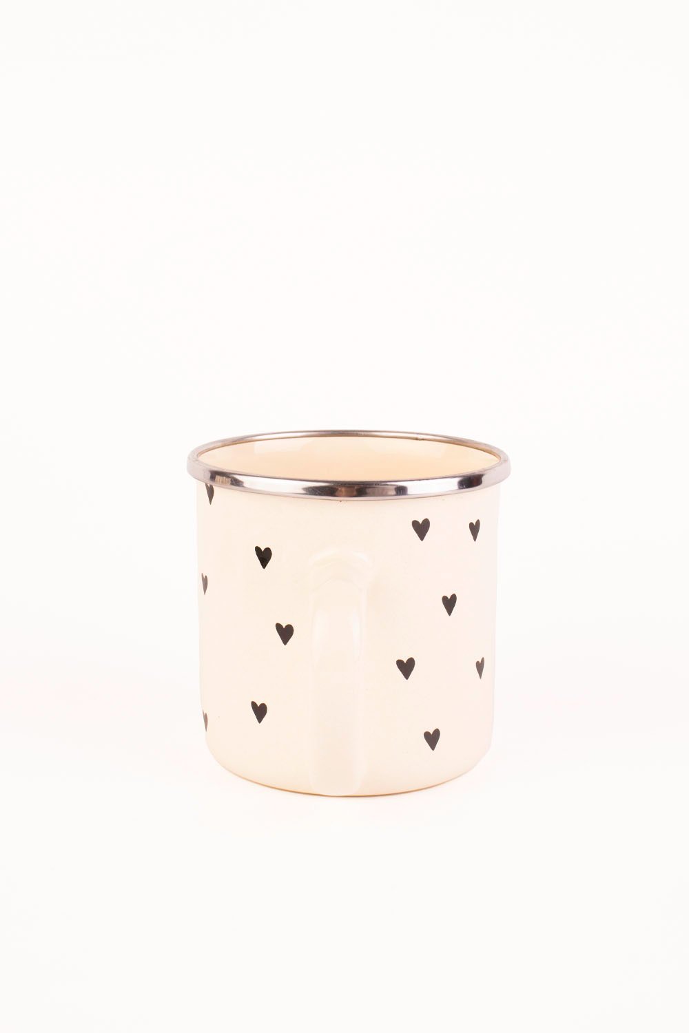 Emaylab-Black Cupid Emaye Kupa-Bardak-3-Milagron.com