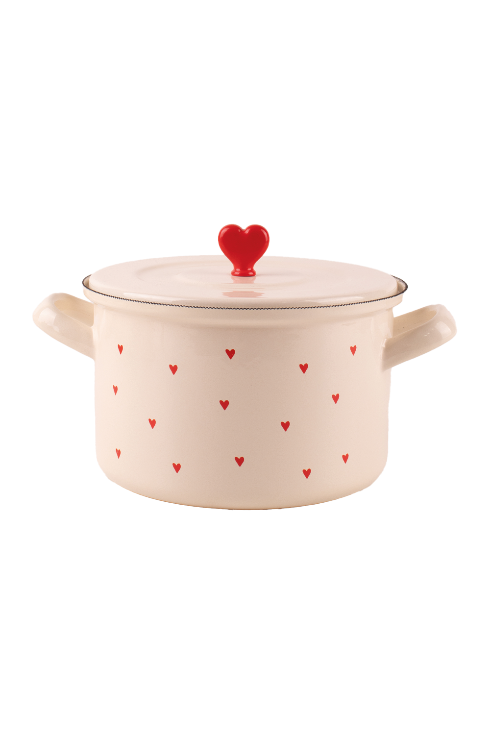 Emaylab-Cupid Emaye 20cm Tencere- 3 Litre-Sunum Aksesuarları-1-Milagron.com