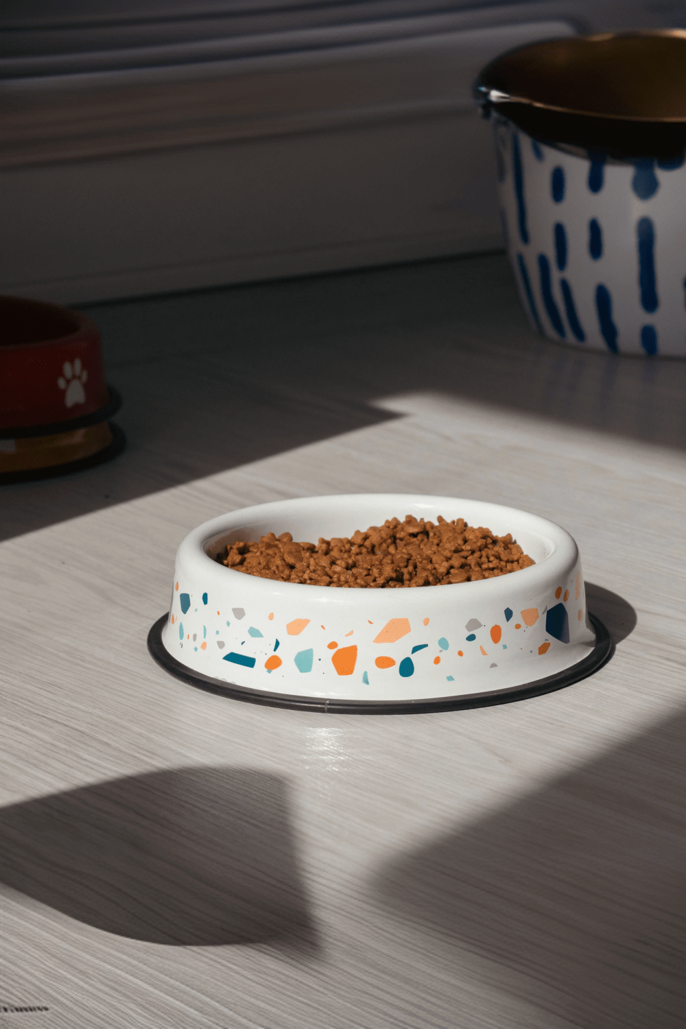 Emaylab-Emaylab Kedi/Köpek Mama Kabı Terazzo-Kedi-2-Milagron.com