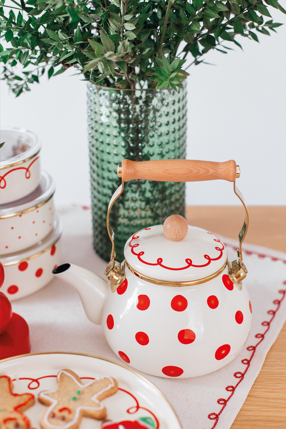 Emaylab-Merry Yılbaşı Özel Emaye Kettle-Sunum Aksesuarları-2-Milagron.com