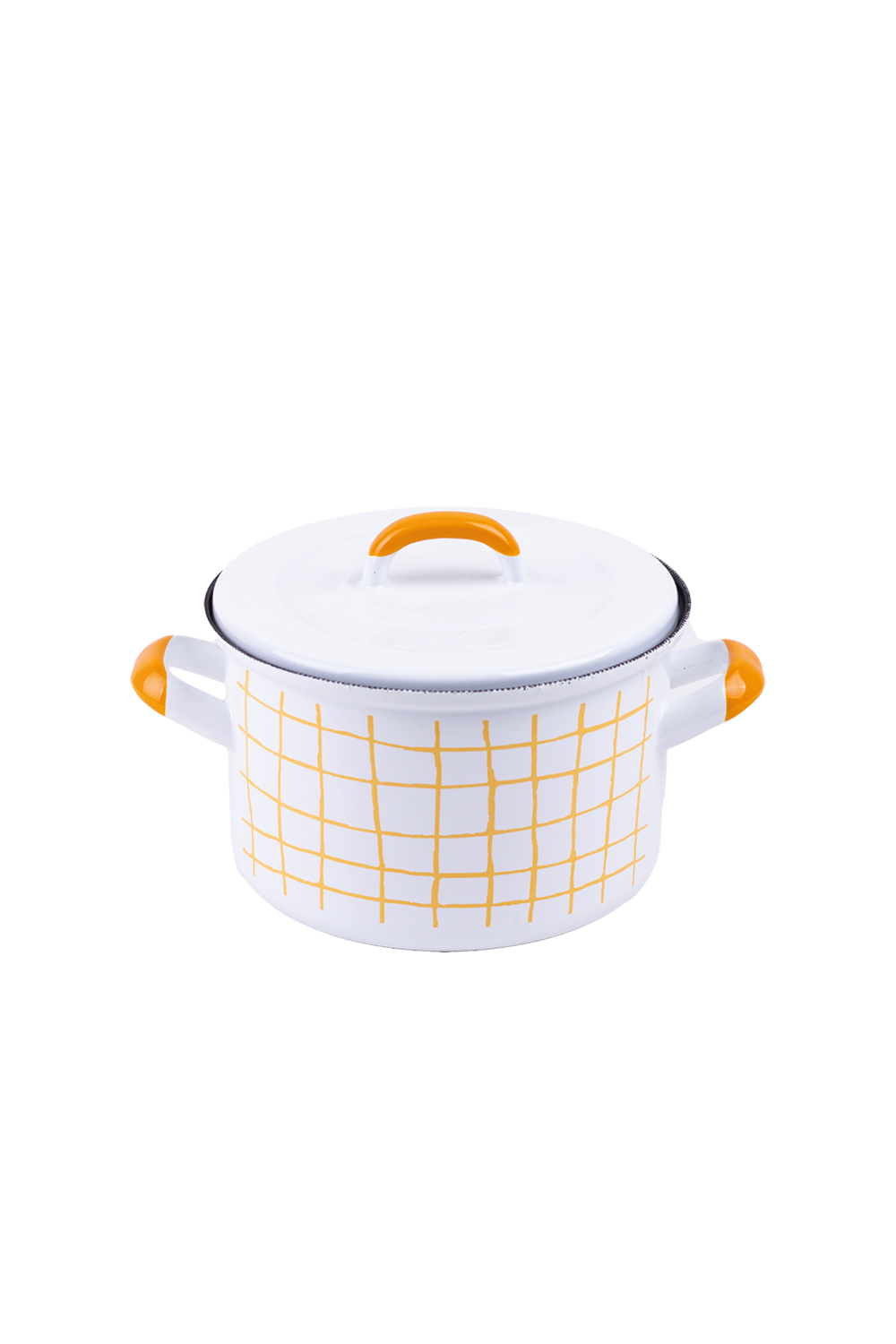 Emaylab-Rainpot Emaye Tencere 16cm - Grid-Sunum Aksesuarları-1-Milagron.com