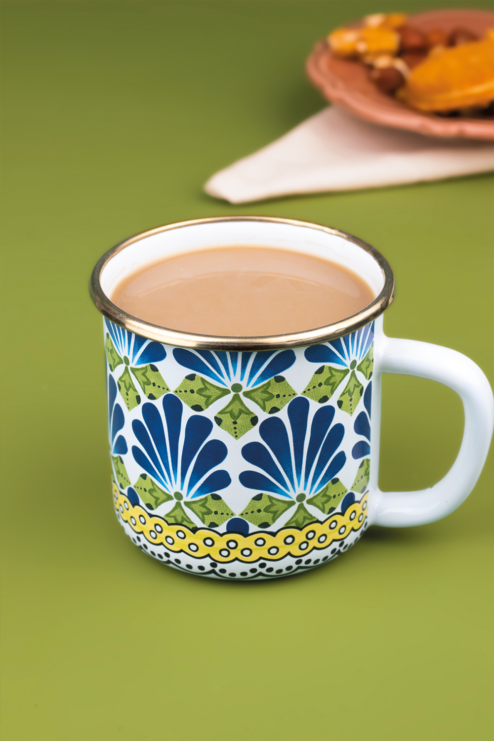 Emaylab-Selge Emaye Kupa-Bardak-1-Milagron.com