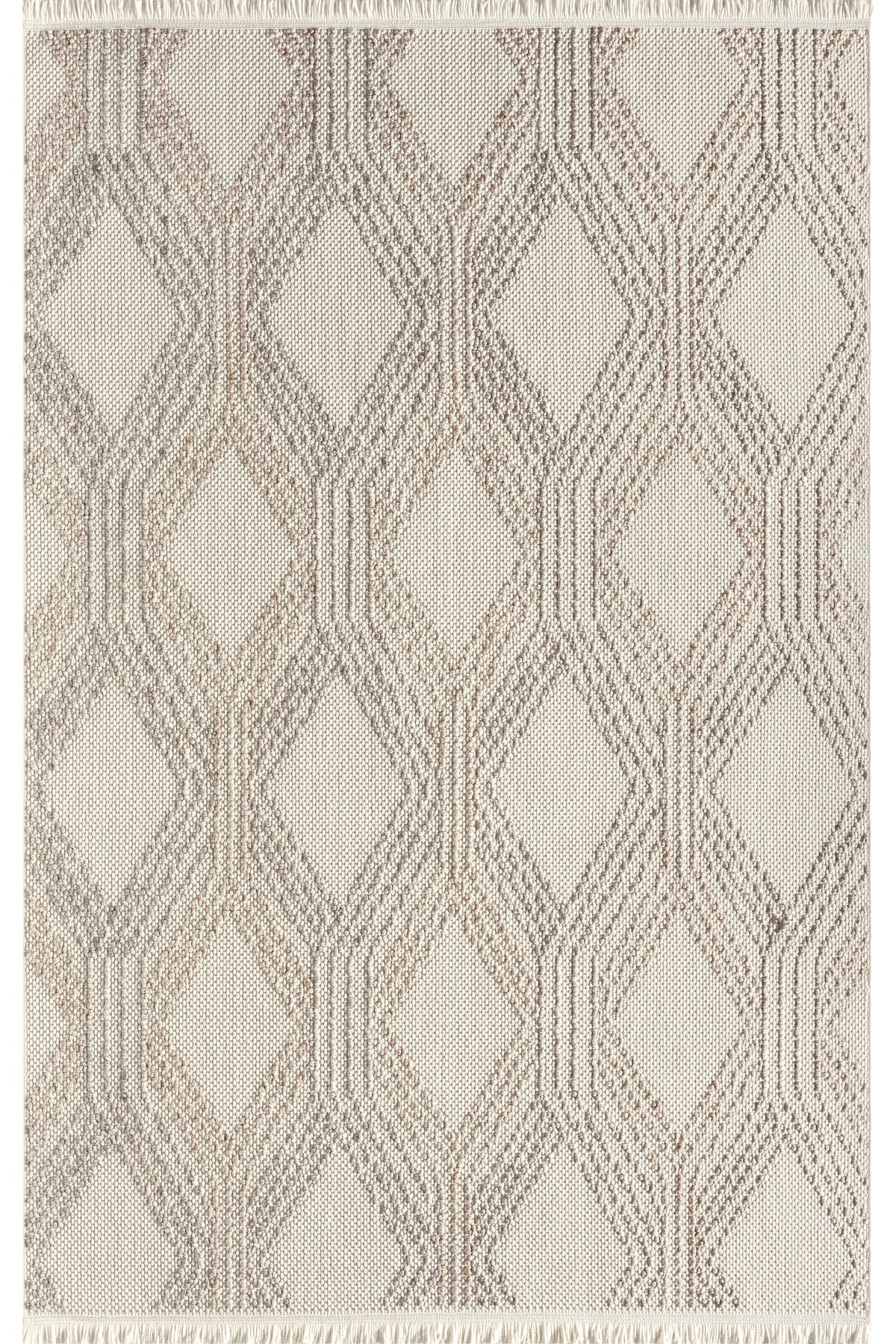 Empera-Agra Bisque Modern İSkandinav Desenli Halı-1-Milagron.com