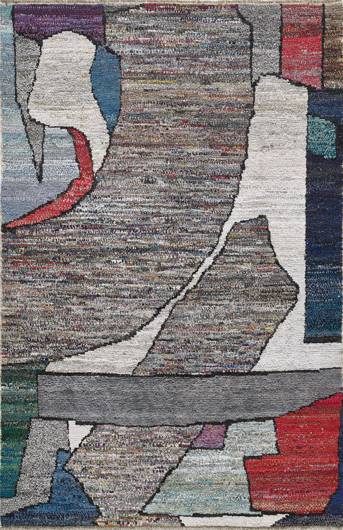 Empera-Antik Halı Recycle Etnik Desenli El Dokuması Salon Halısı E0008-1-Milagron.com