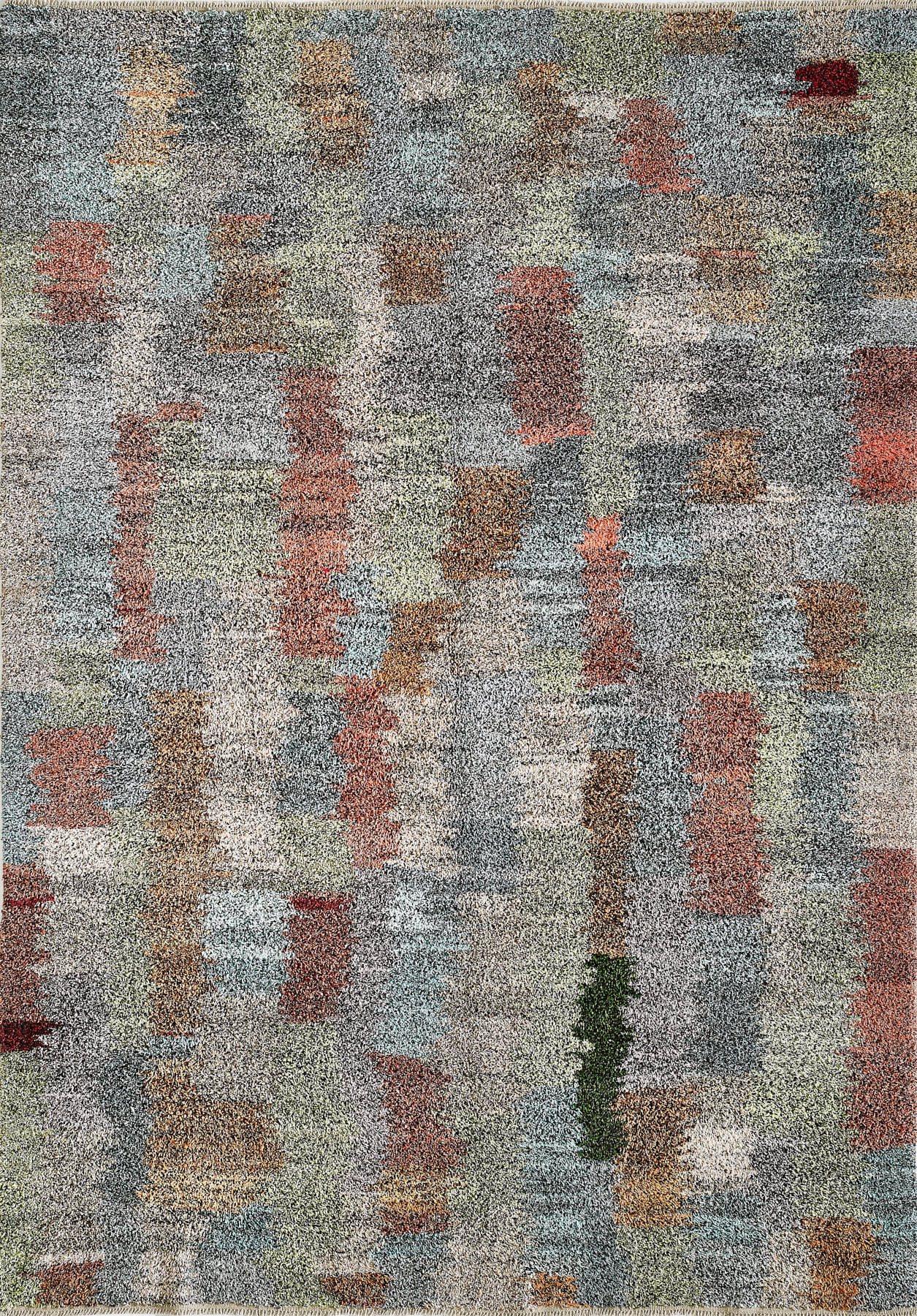 Empera-Antik Halı Recycle Etnik Desenli El Dokuması Salon Halısı E0016-1-Milagron.com