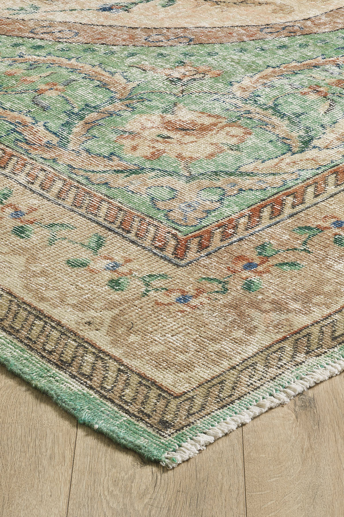 Empera-Antik Halı Vintage Etnik Desenli El Dokuması Halısı E0037-2-Milagron.com