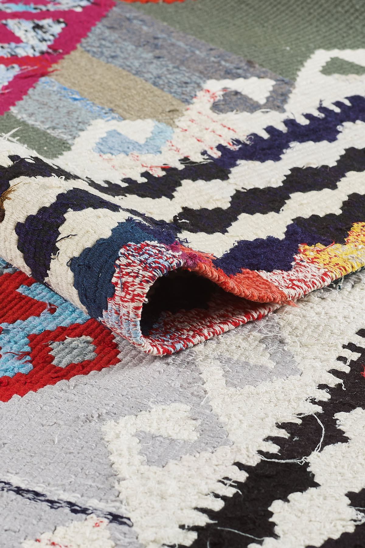 Empera-Antik Kilim Anadolu Etnik Desenli El Dokuması Kilim E0523-3-Milagron.com