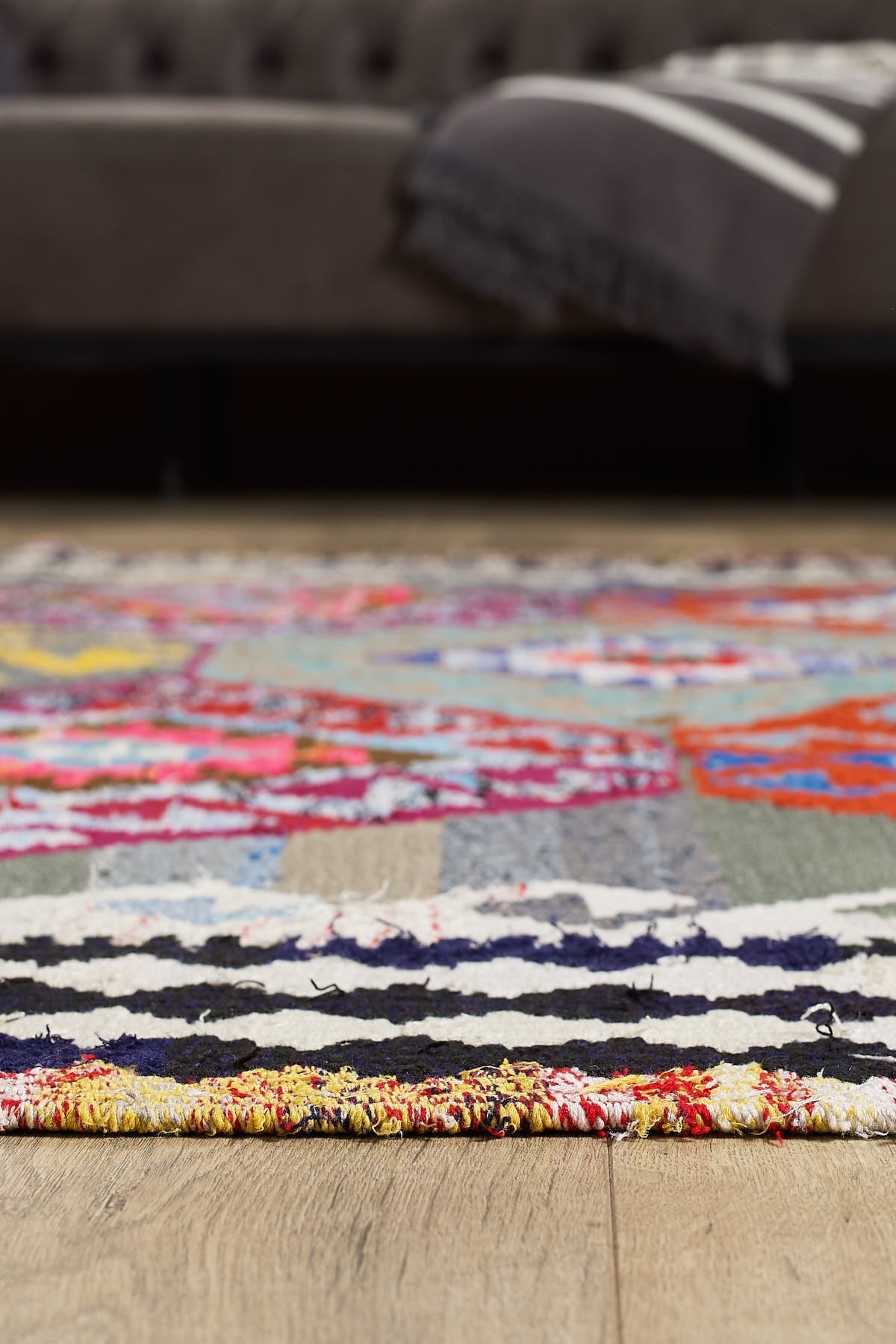 Empera-Antik Kilim Anadolu Etnik Desenli El Dokuması Kilim E0523-4-Milagron.com