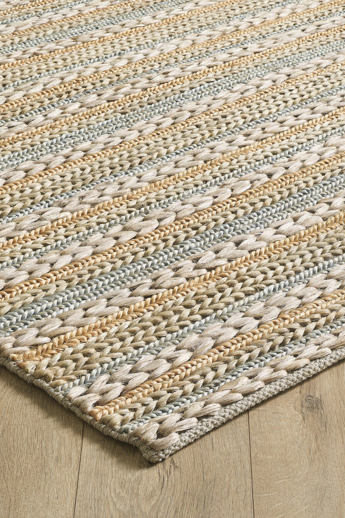 Empera-Dulce Silver Multy Çok Renkli Jüt Hasır Halı-2-Milagron.com