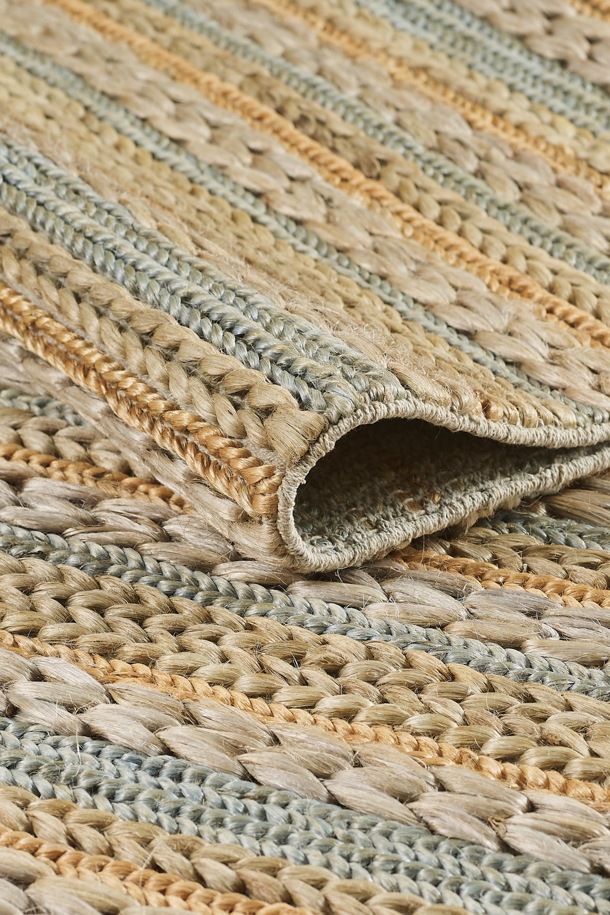 Empera-Dulce Silver Multy Çok Renkli Jüt Hasır Halı-3-Milagron.com