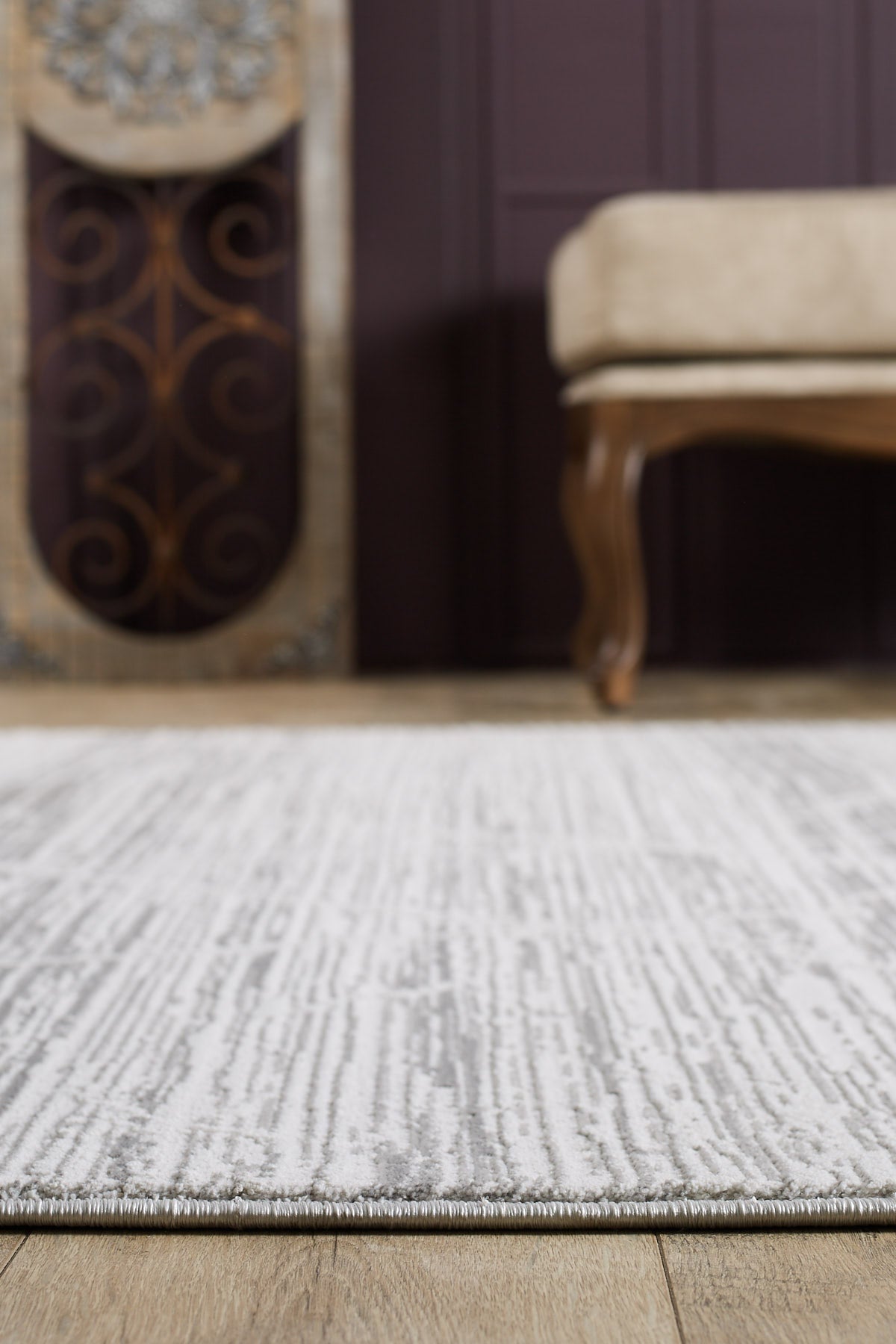 Empera-Gemma Quartz Saçaklı Modern Tozumaz Halı-4-Milagron.com