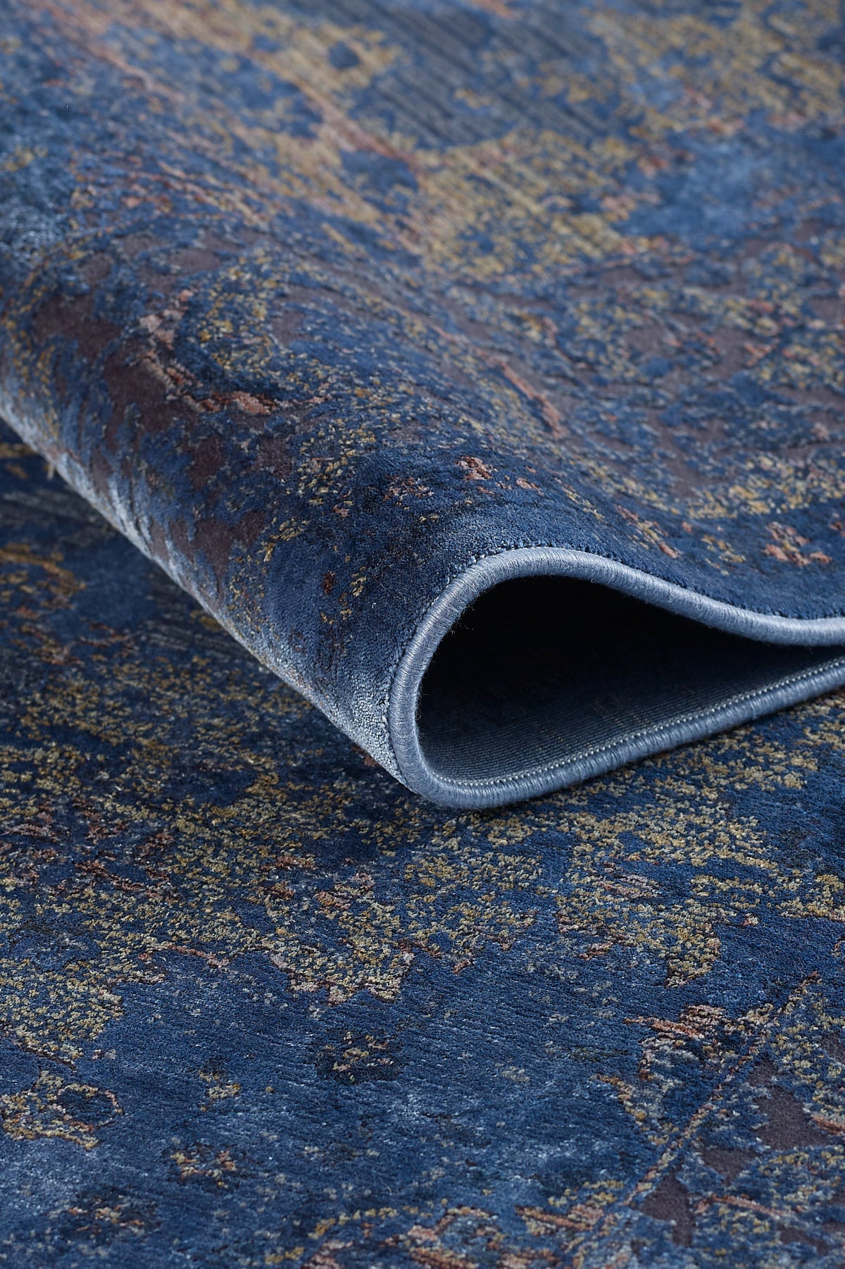 Empera-Gordion Caerula Kendinden Saçaklı Modern Halı-3-Milagron.com