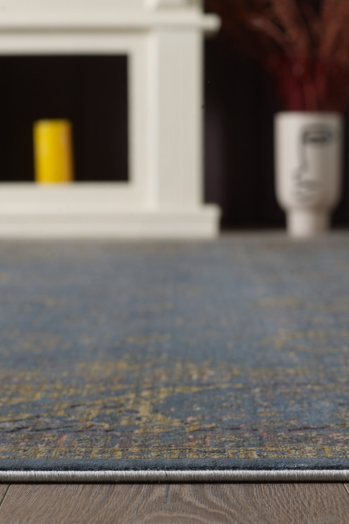 Empera-Gordion Gris Kendinden Saçaklı Modern Halı-4-Milagron.com