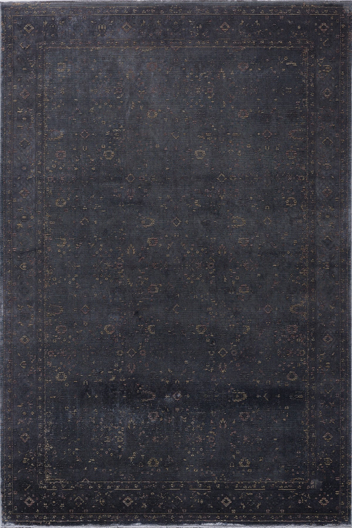 Empera-Gordion Grıseus Kendinden Saçaklı Modern Halı-1-Milagron.com