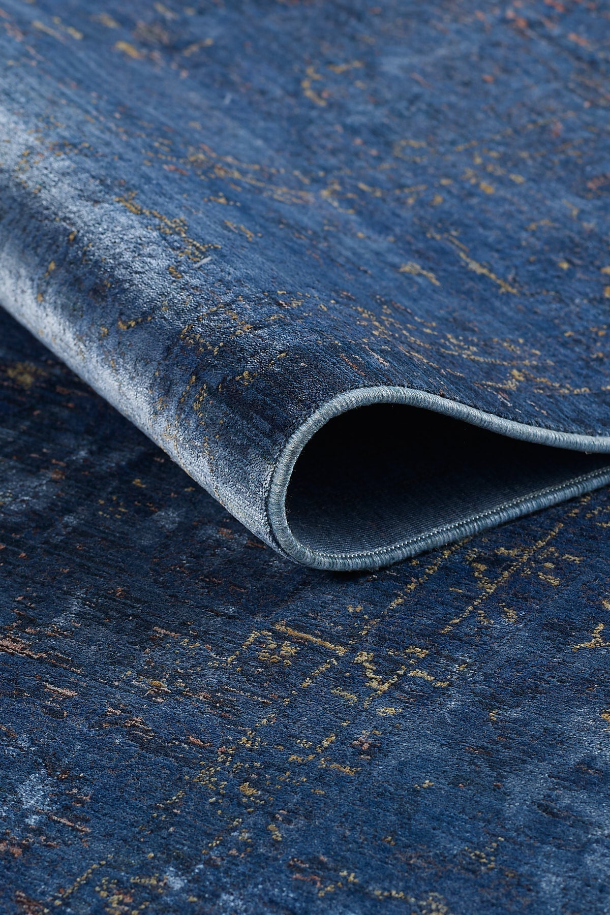 Empera-Gordion Lapis Kendinden Saçaklı Modern Halı-3-Milagron.com