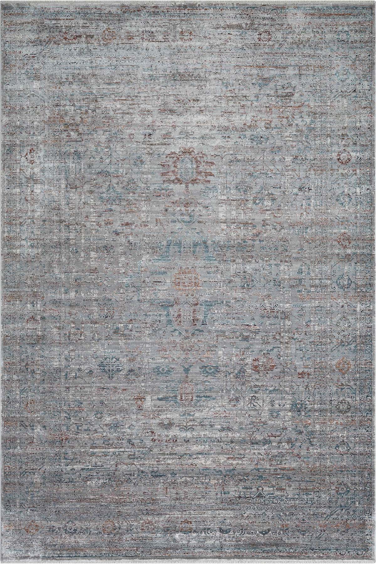 Empera-Heritage Renda Kendinden Saçaklı Modern Klasik Eskitme Halı-1-Milagron.com