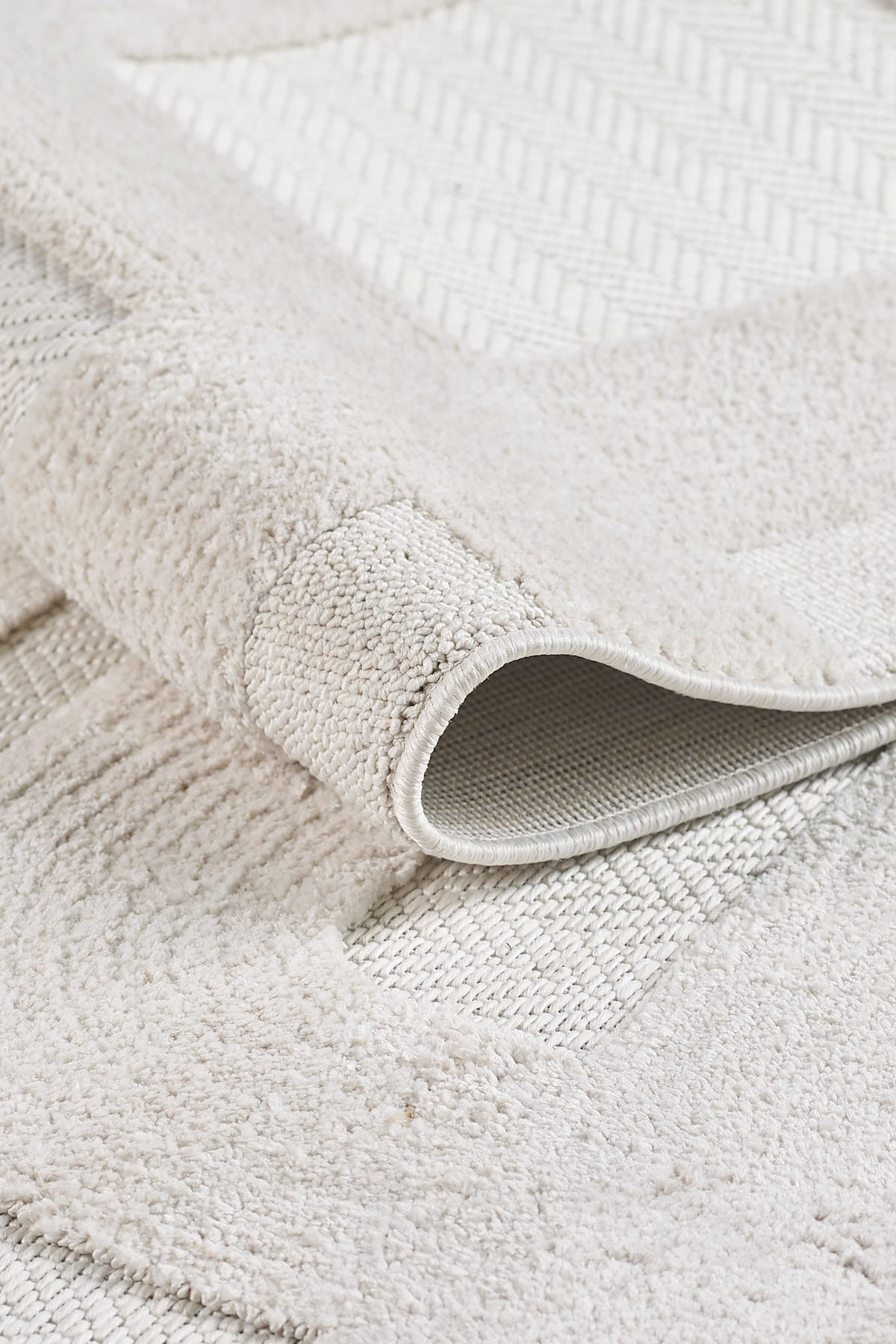 Empera-Ibiza Benita Geometrik Toz Vermeyen İSkandinav Desen Saçaklı Halı-3-Milagron.com