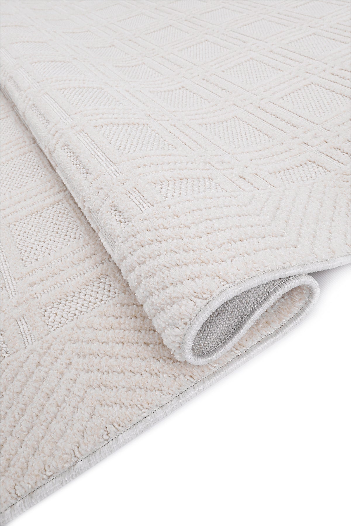 Empera-Indiana Square Takma Saçaklı Modern Salon Halısı-2-Milagron.com