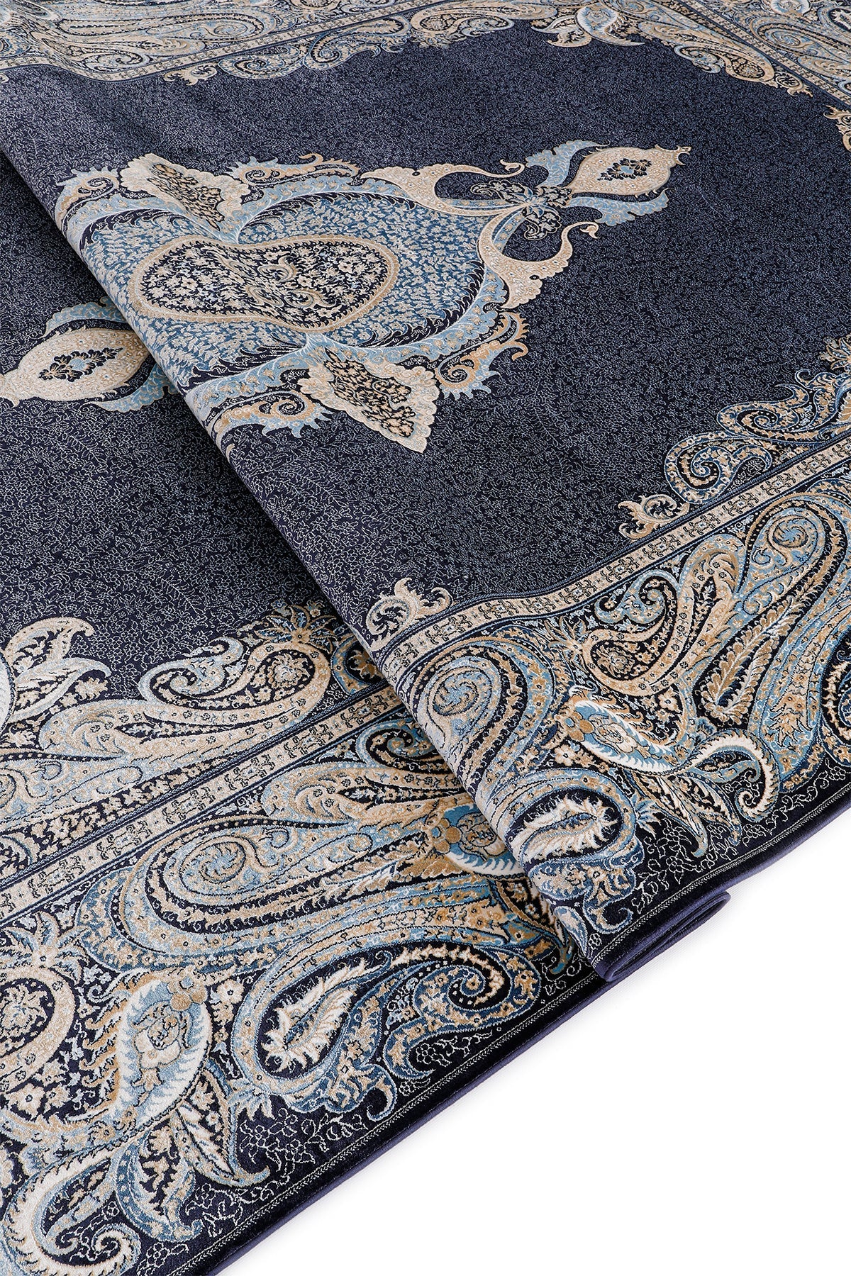 Empera-Jumeirah Moroccan Blue Modern Klasik Salon Halısı-5-Milagron.com