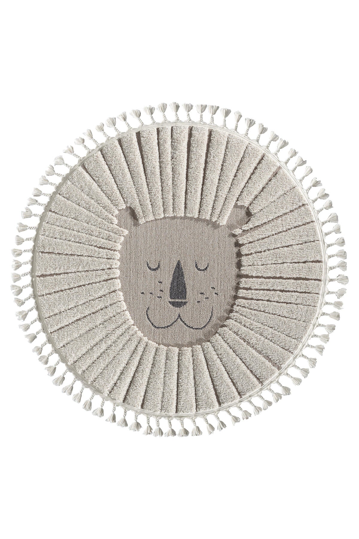 Empera-Kids Sarabi Yuvarlak Aslan Figürlü Çocuk Odası Halısı-1-Milagron.com