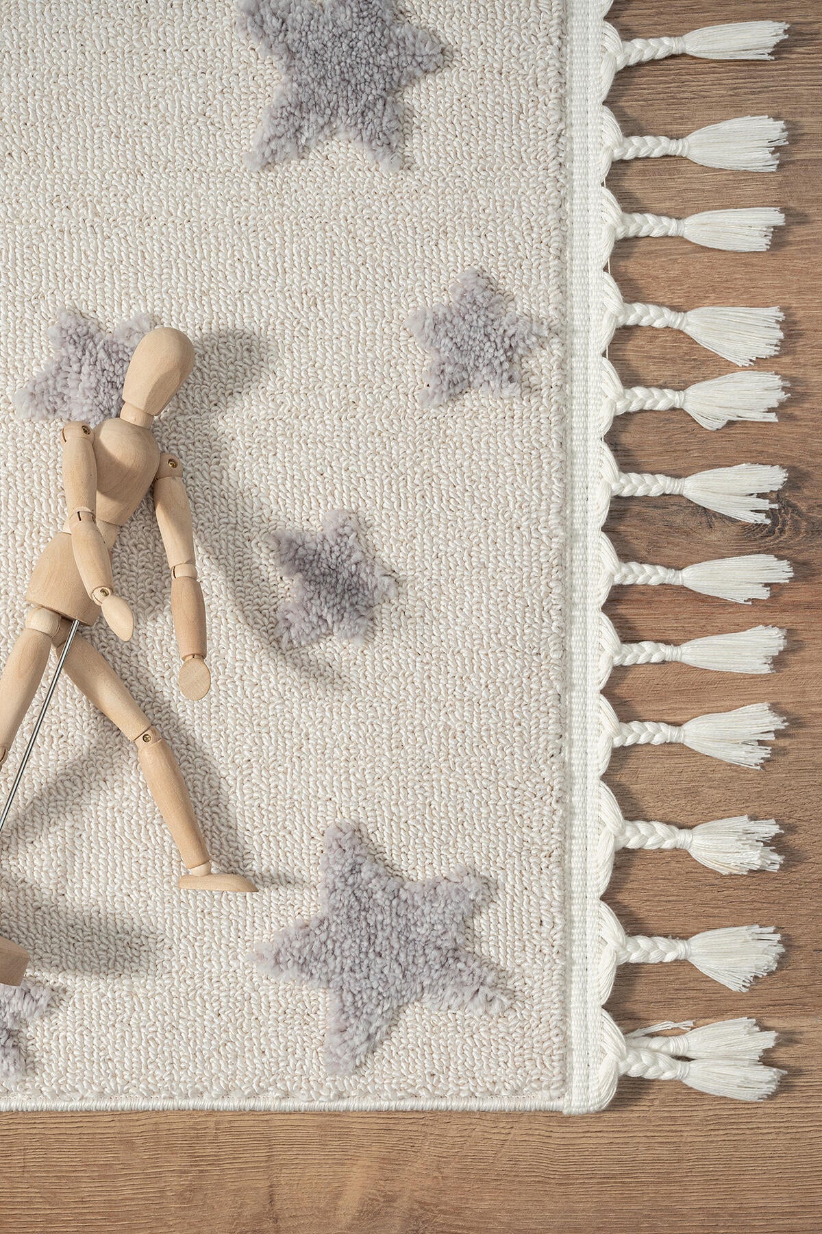 Empera-Kids Starry Antialerjik Yıldız Figürlü Bebek Odası Halısı-5-Milagron.com