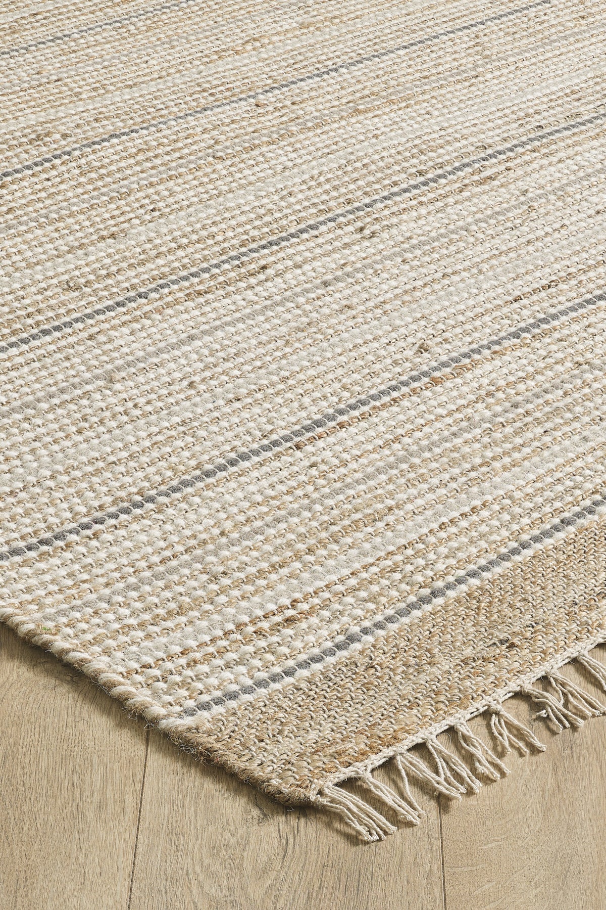 Empera-Lafel Slate Grey Jüt Hasır Halı-2-Milagron.com