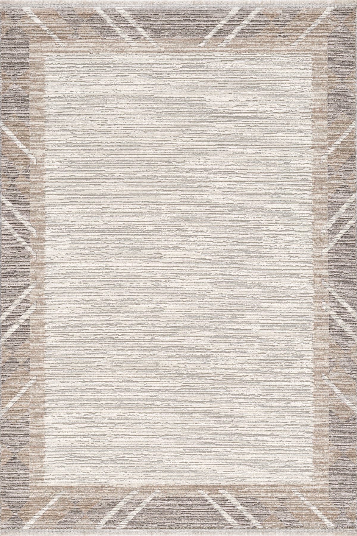 Empera-Nera Sandstone Takma Saçaklı Modern Salon Halısı-1-Milagron.com