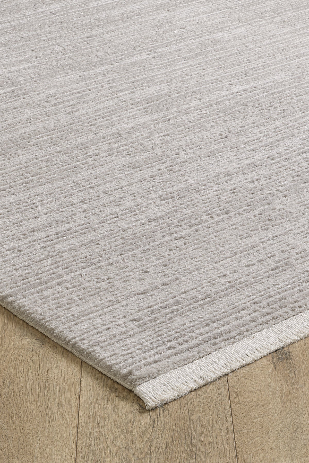 Empera-Nera Silver Takma Saçaklı Modern Salon Halısı-2-Milagron.com