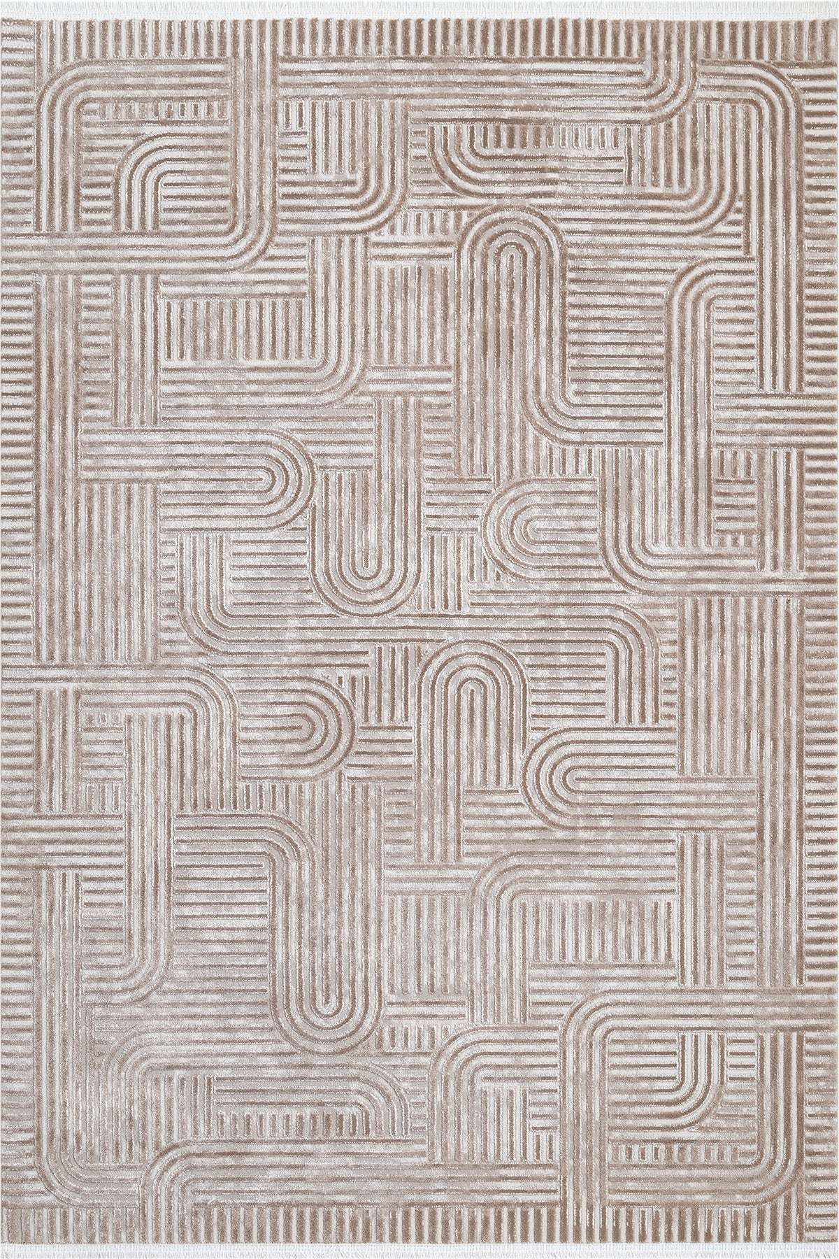 Empera-Nova Flat Modern Saçaklı Salon Halısı-1-Milagron.com