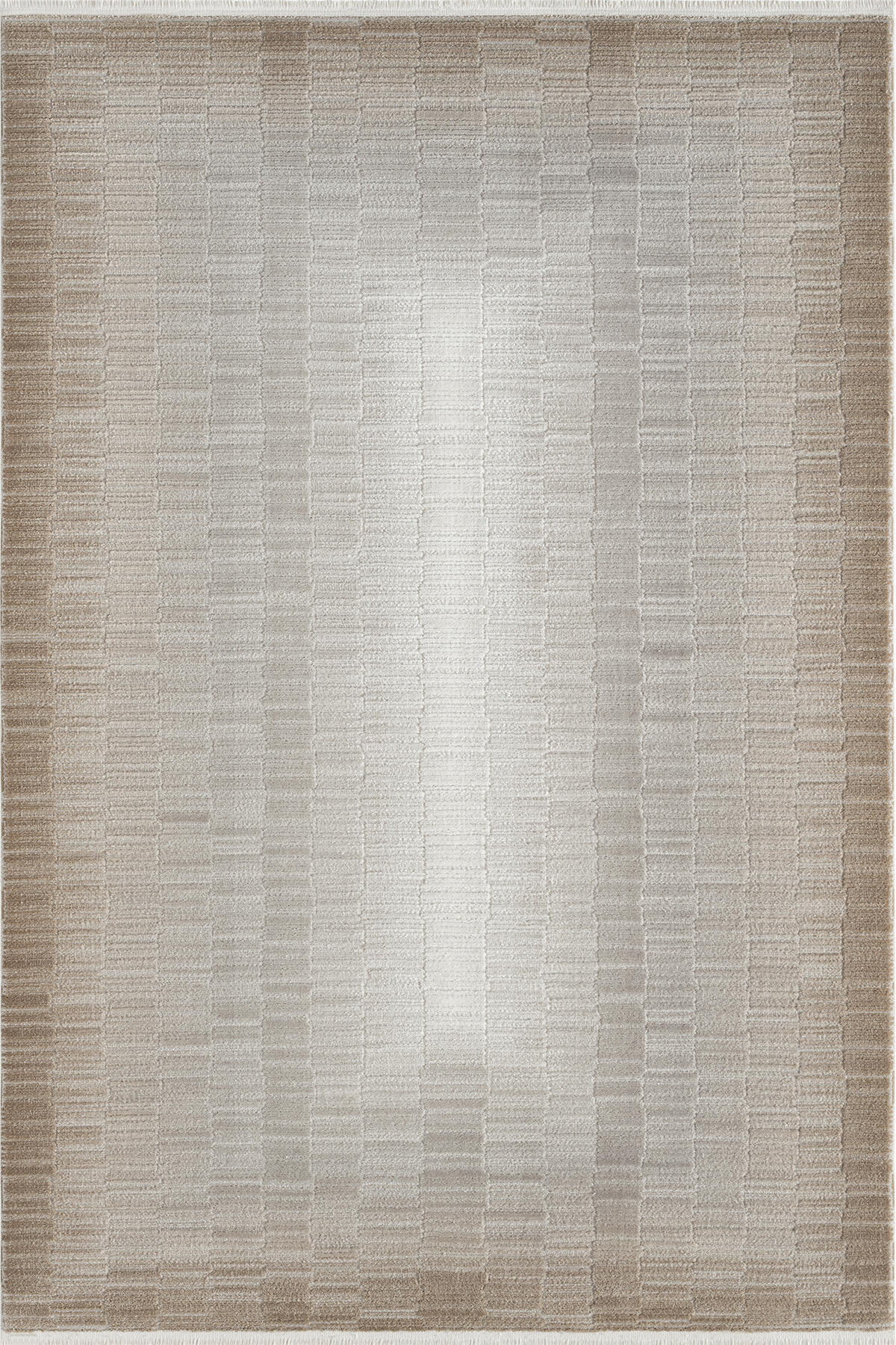 Empera-Pena Flax Çizgi Desenli Saçaklı Mutfak Halısı-1-Milagron.com