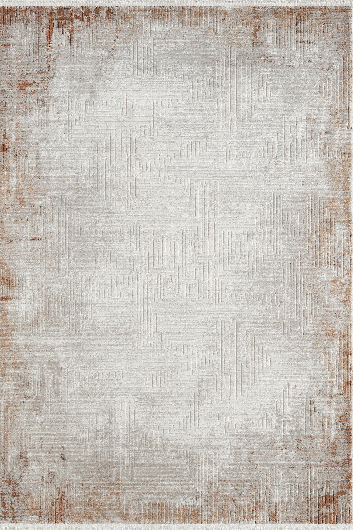 Empera-Pena Macaroon Geometrik Desenli Modern Halı-1-Milagron.com