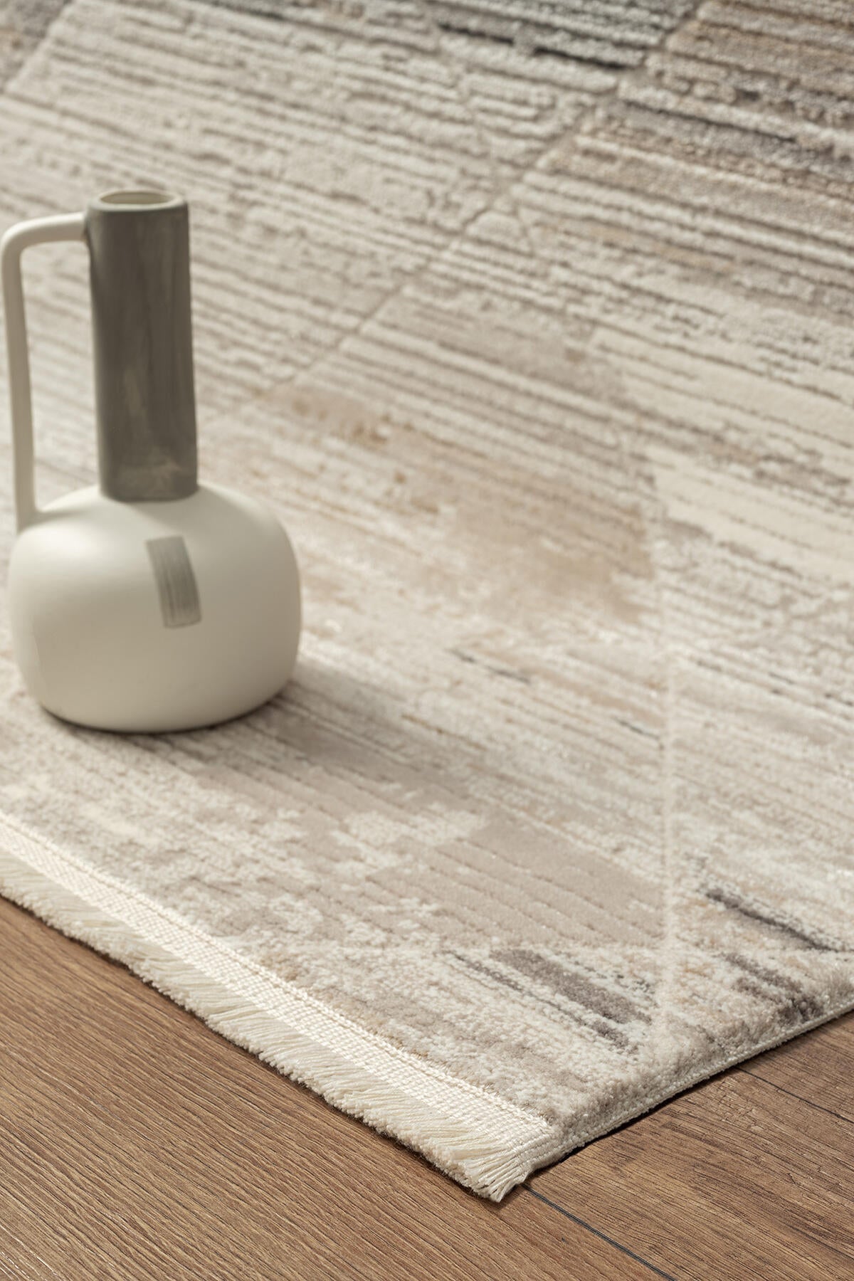 Empera-Pena Valerian Geometrik Desenli Kolay Temizlenebilir Mutfak Halısı-3-Milagron.com