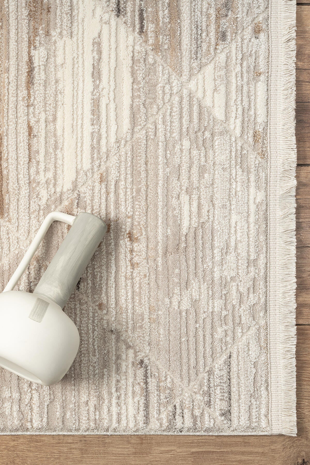 Empera-Pena Valerian Geometrik Desenli Kolay Temizlenebilir Mutfak Halısı-4-Milagron.com