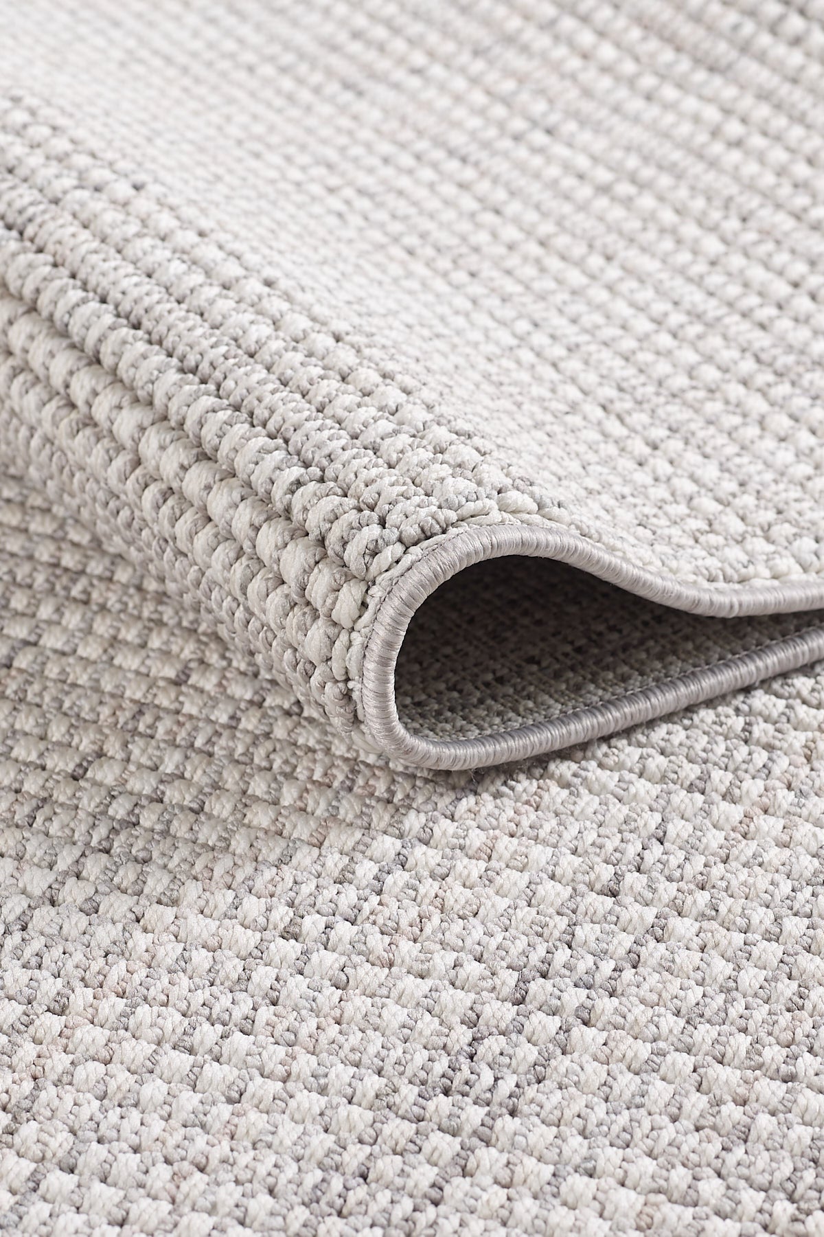 Empera-Serenity Light Grey Saçaklı Tozumaz Antialerjik Halı-3-Milagron.com